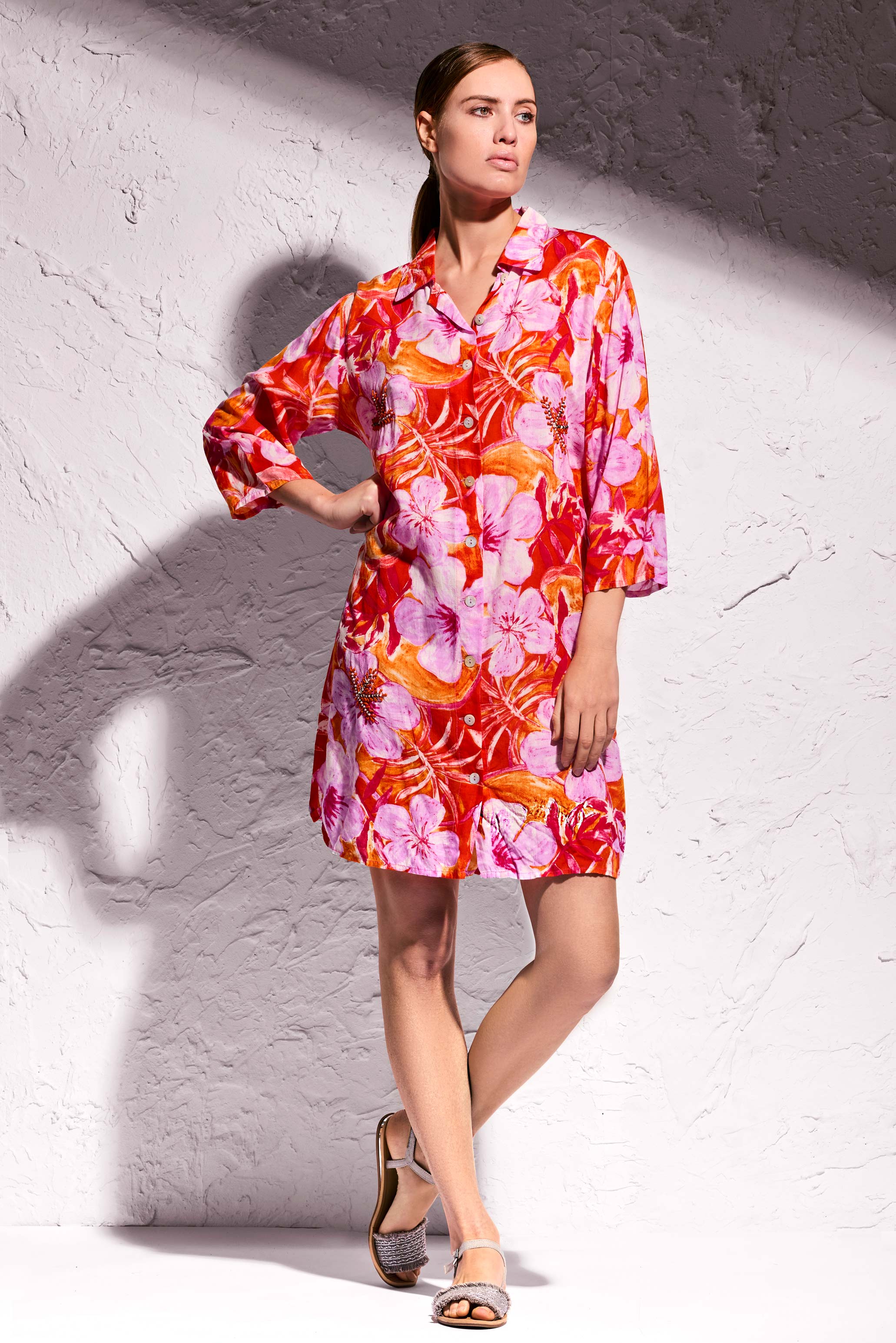 ABITO CAMICIA A FIORI - Image 2