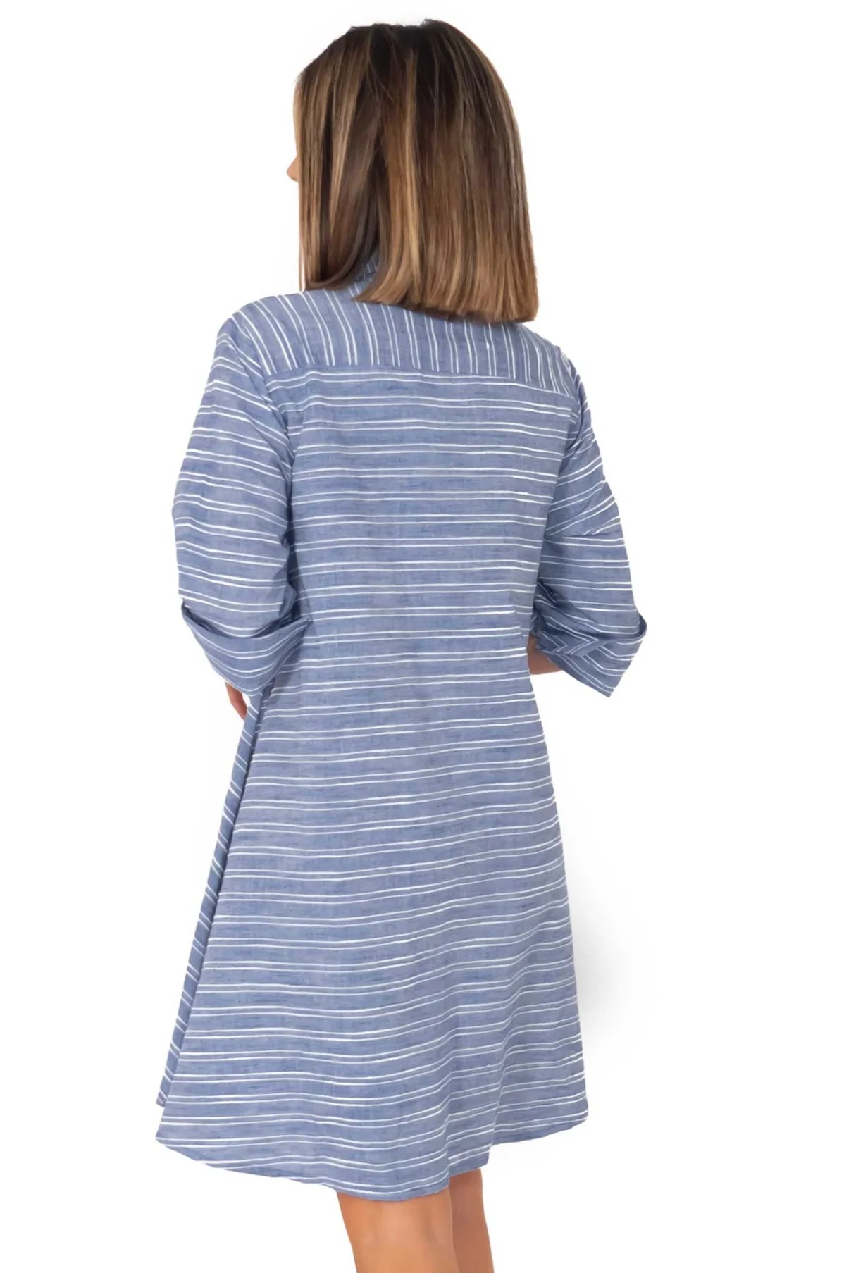 ABITO CAMICIA A RIGHE - Image 2