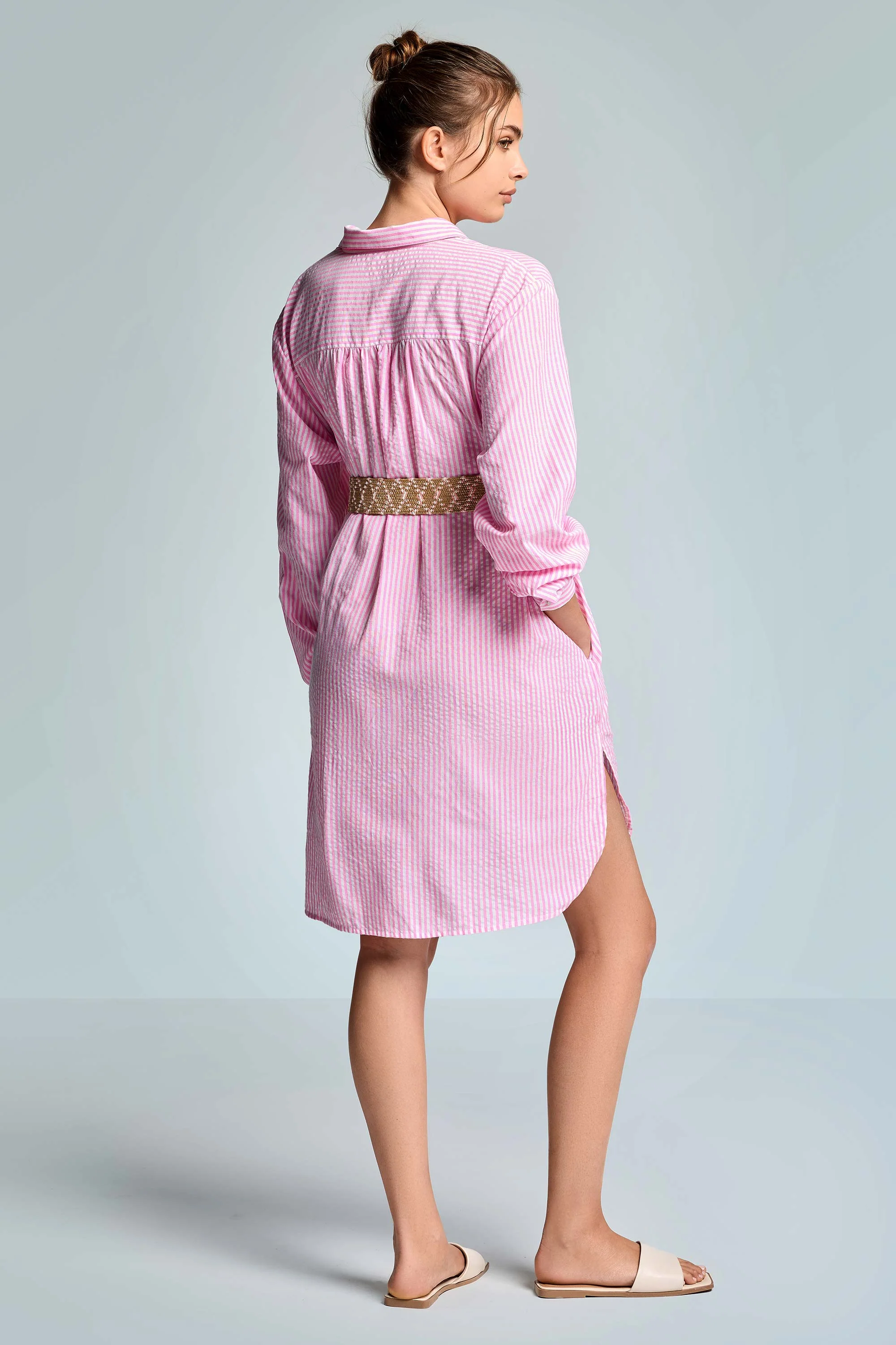 ABITO CAMICIA A RIGHE MEI - Image 4