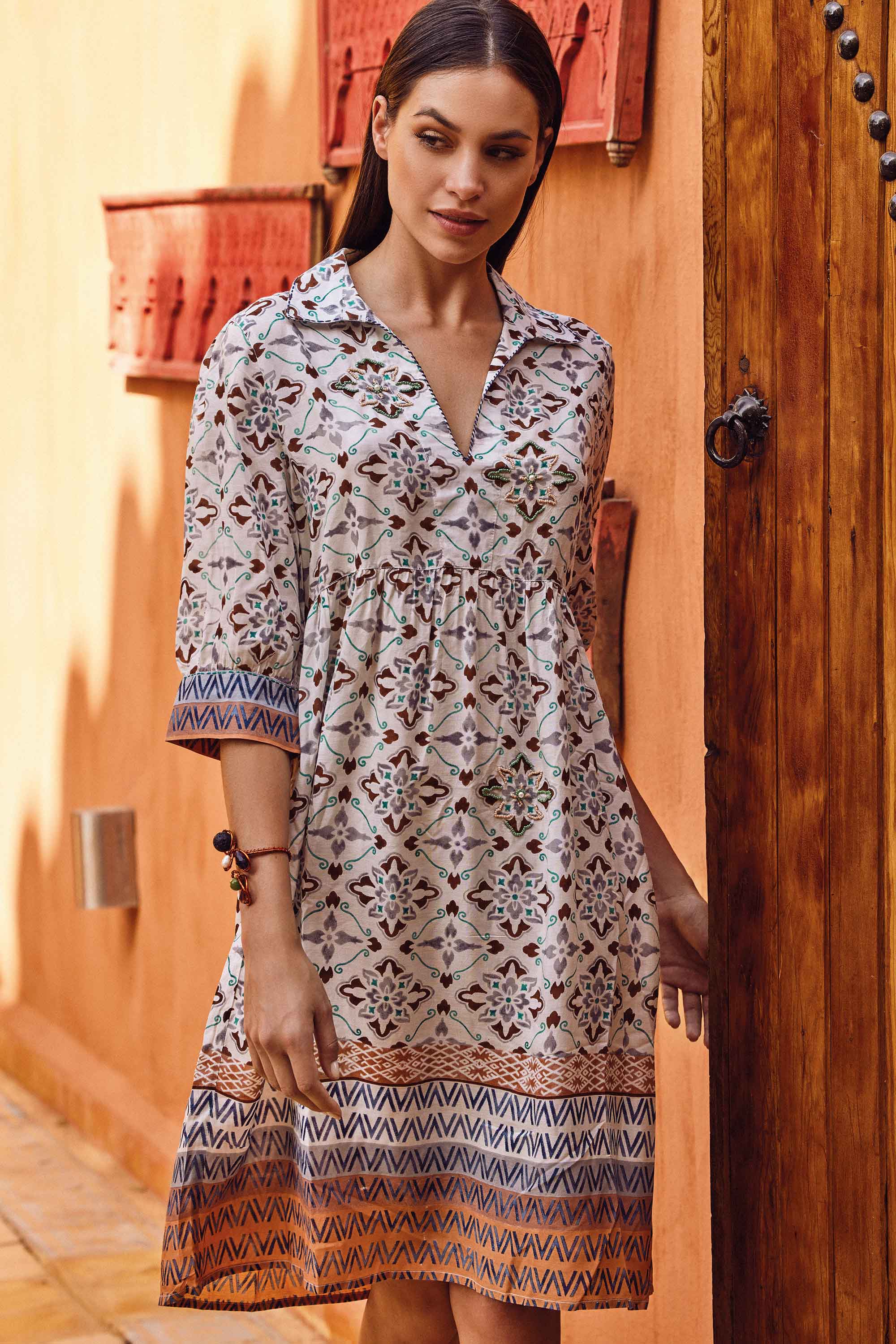 ABITO CAMICIA CON FANTASIA VIETRESE