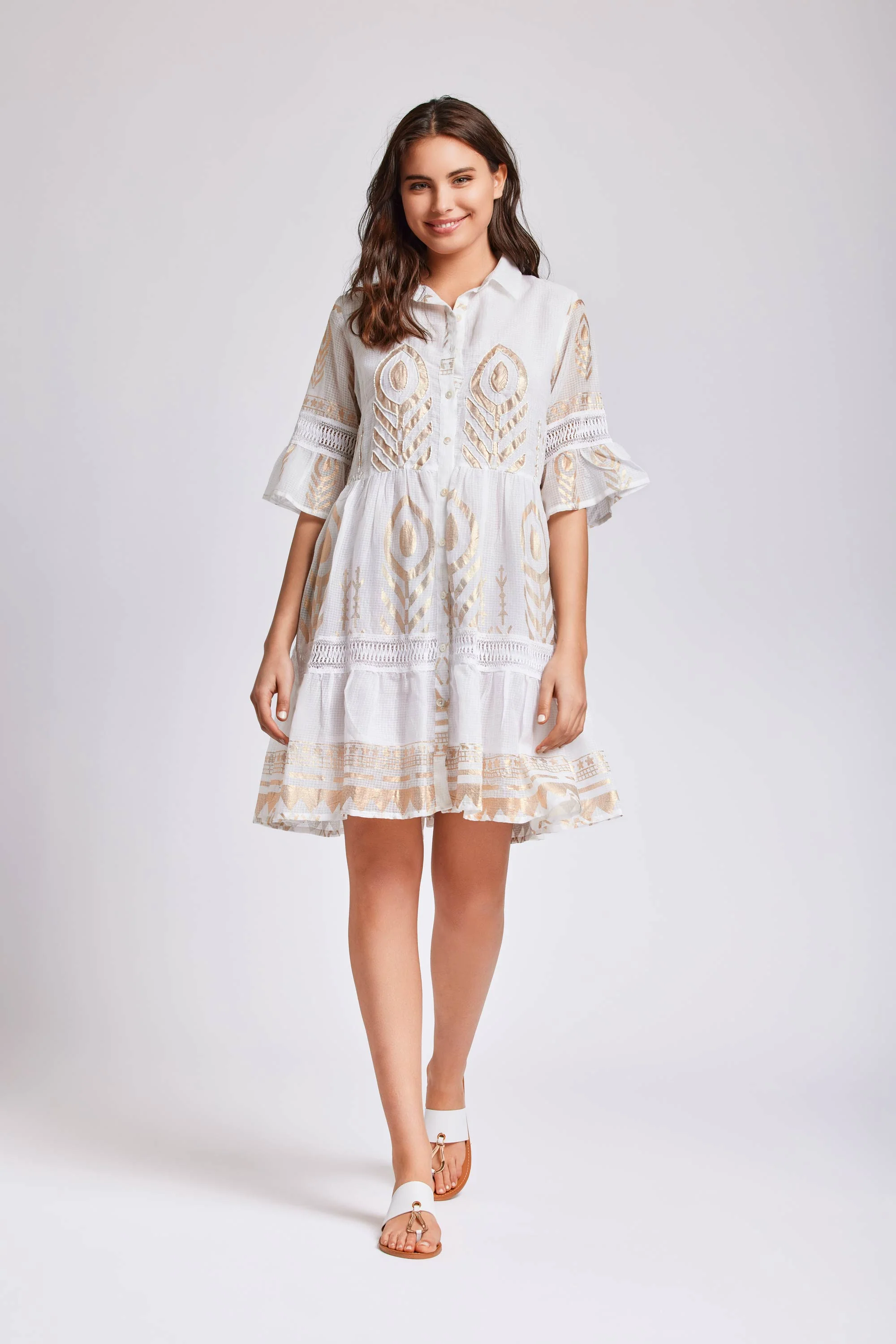 ABITO CAMICIA CON INTARSI RACHEL - Image 3