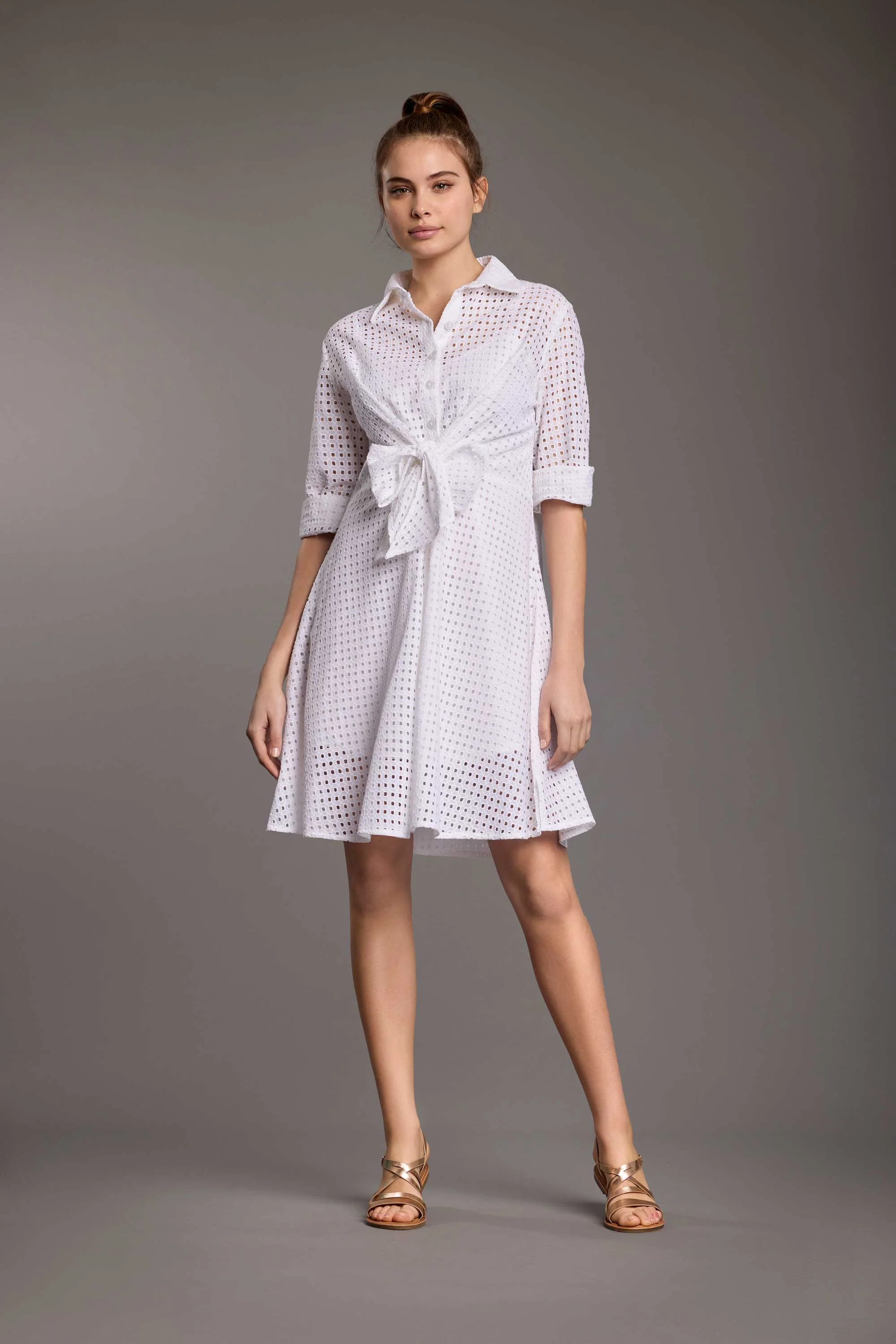 ABITO CAMICIA CON NODO IN VITA - Image 3