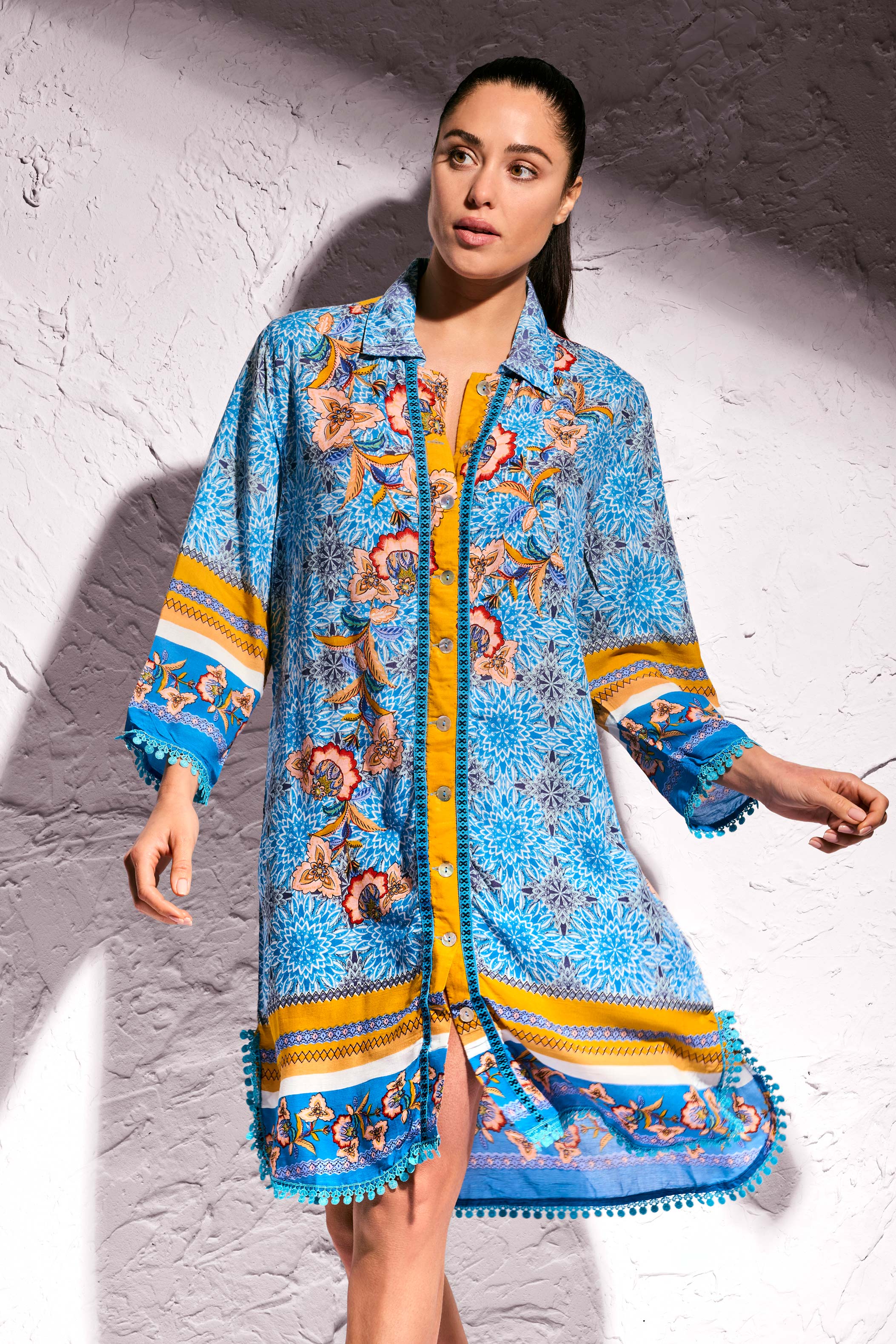 ABITO CAMICIA FIORI E MAIOLICHE - Image 2
