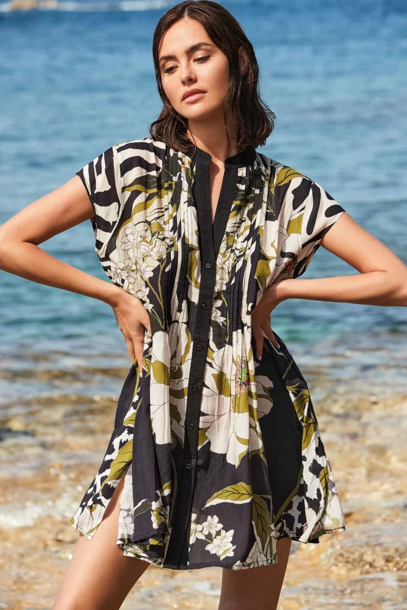 ABITO CAMICIA FLOREALE