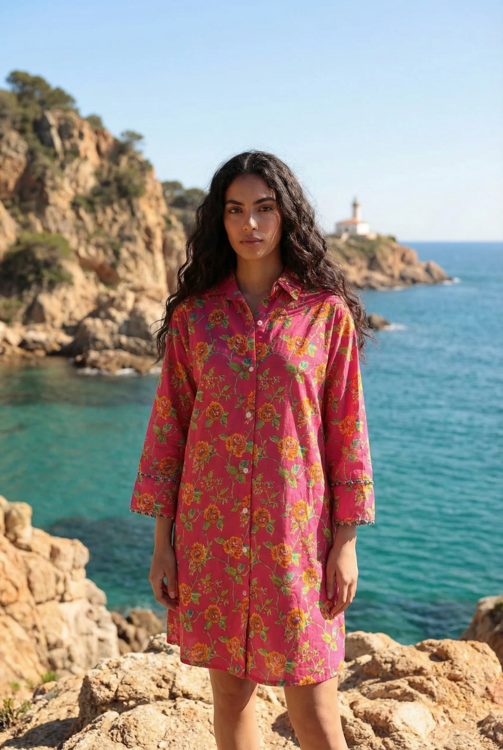 ABITO CAMICIA FLOREALE