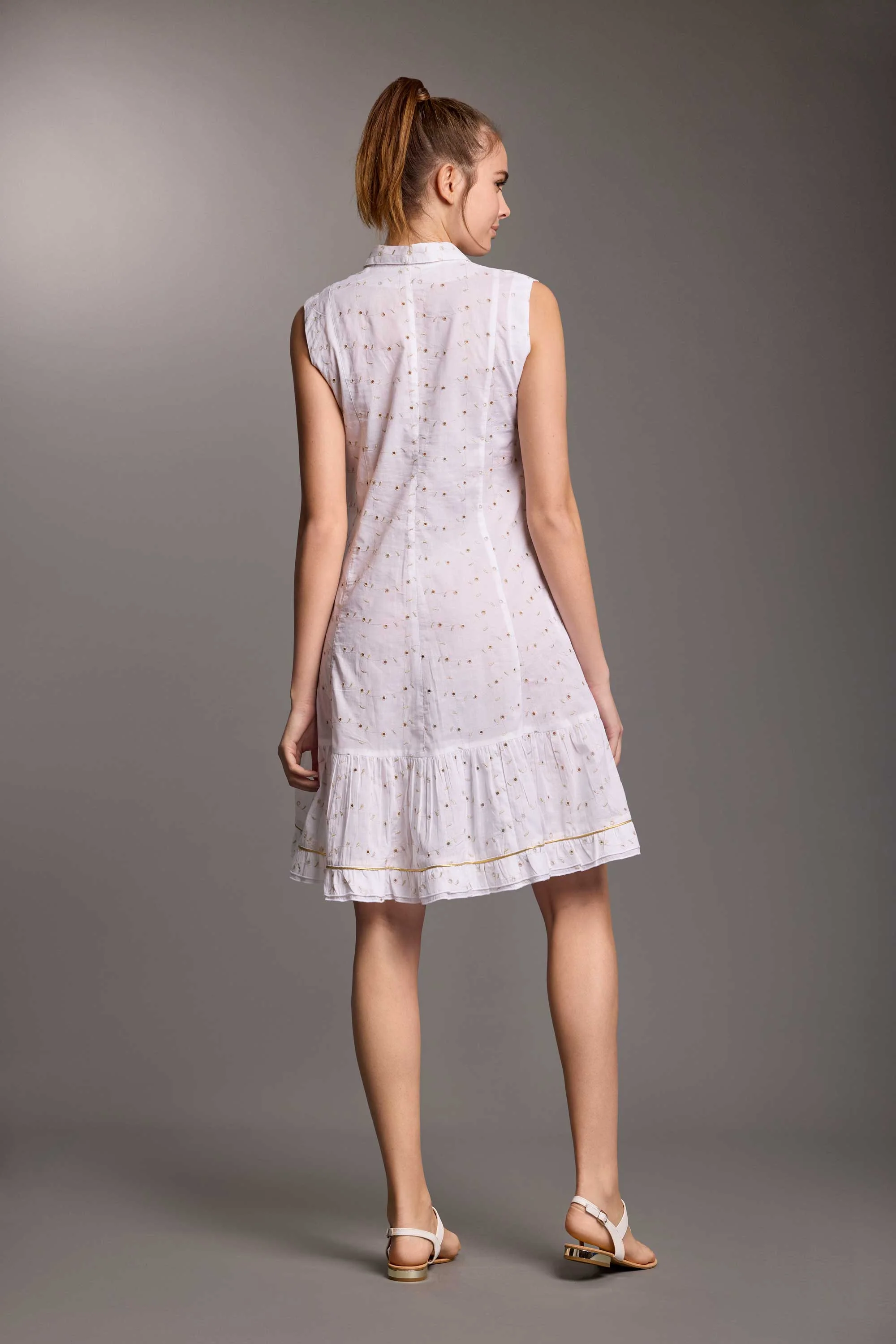 ABITO CAMICIA SMANICATO CON COLLETTO SALLY - Image 2