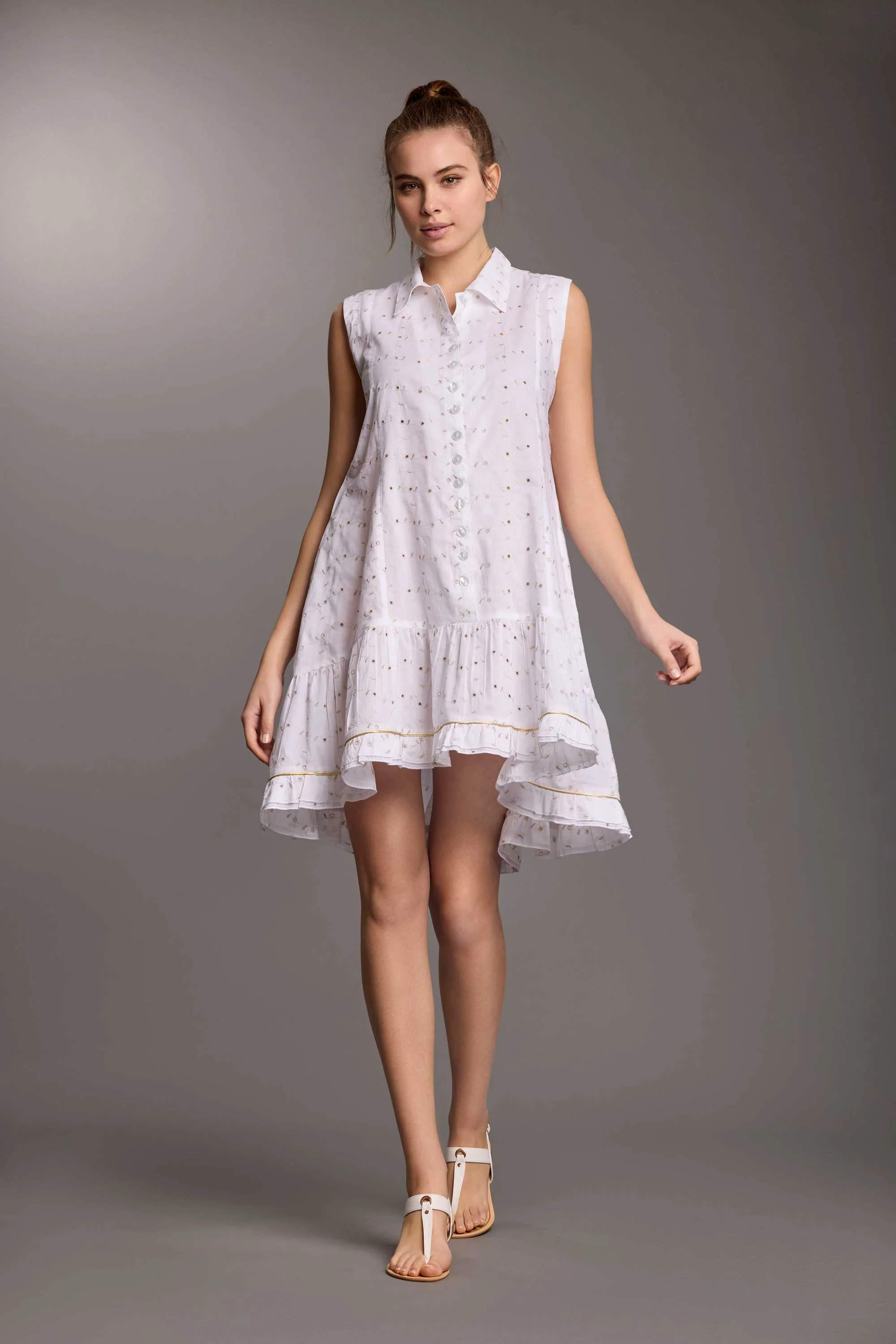 ABITO CAMICIA SMANICATO CON COLLETTO SALLY - Image 3