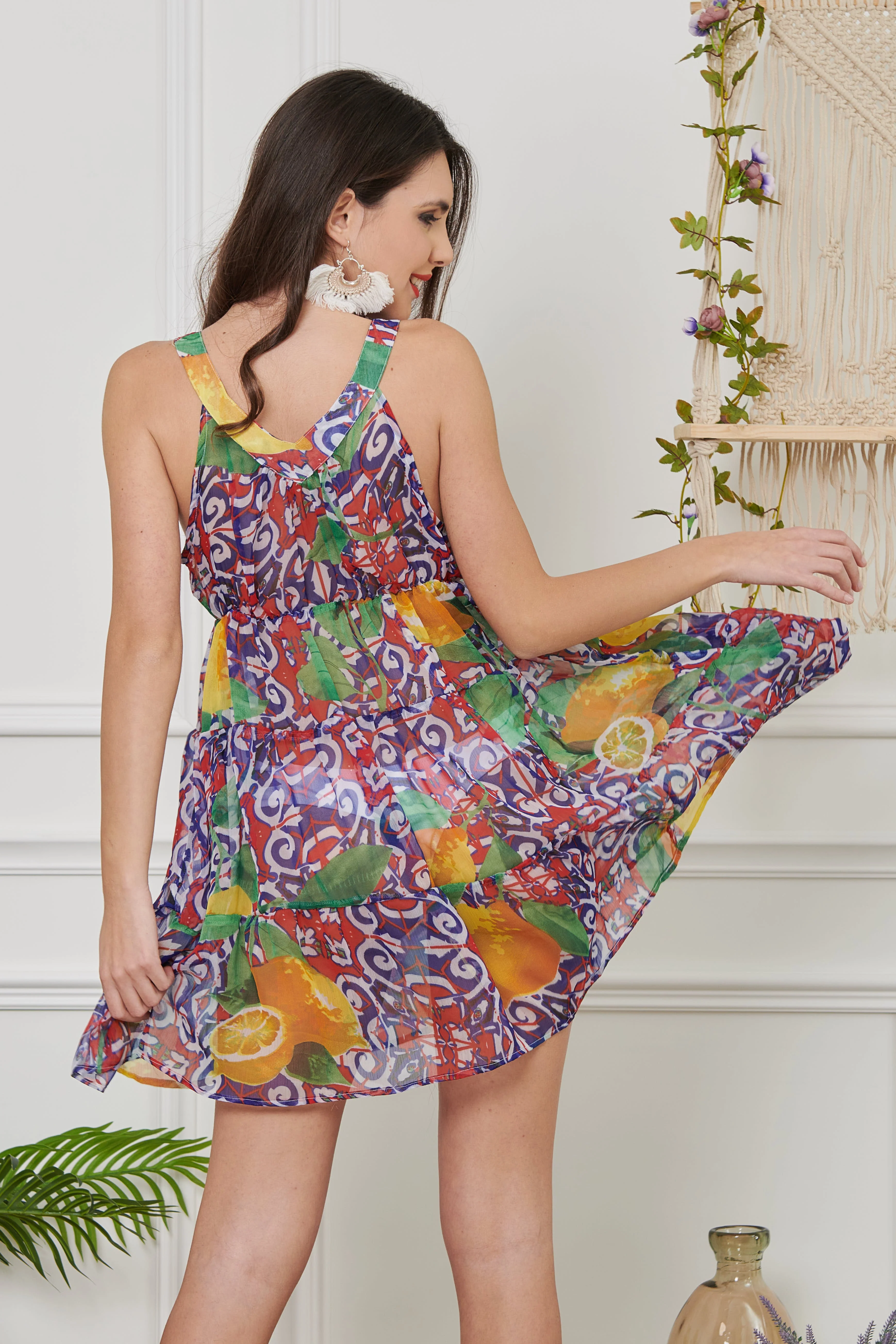 ABITO CHIFFON COLLANA - Image 5