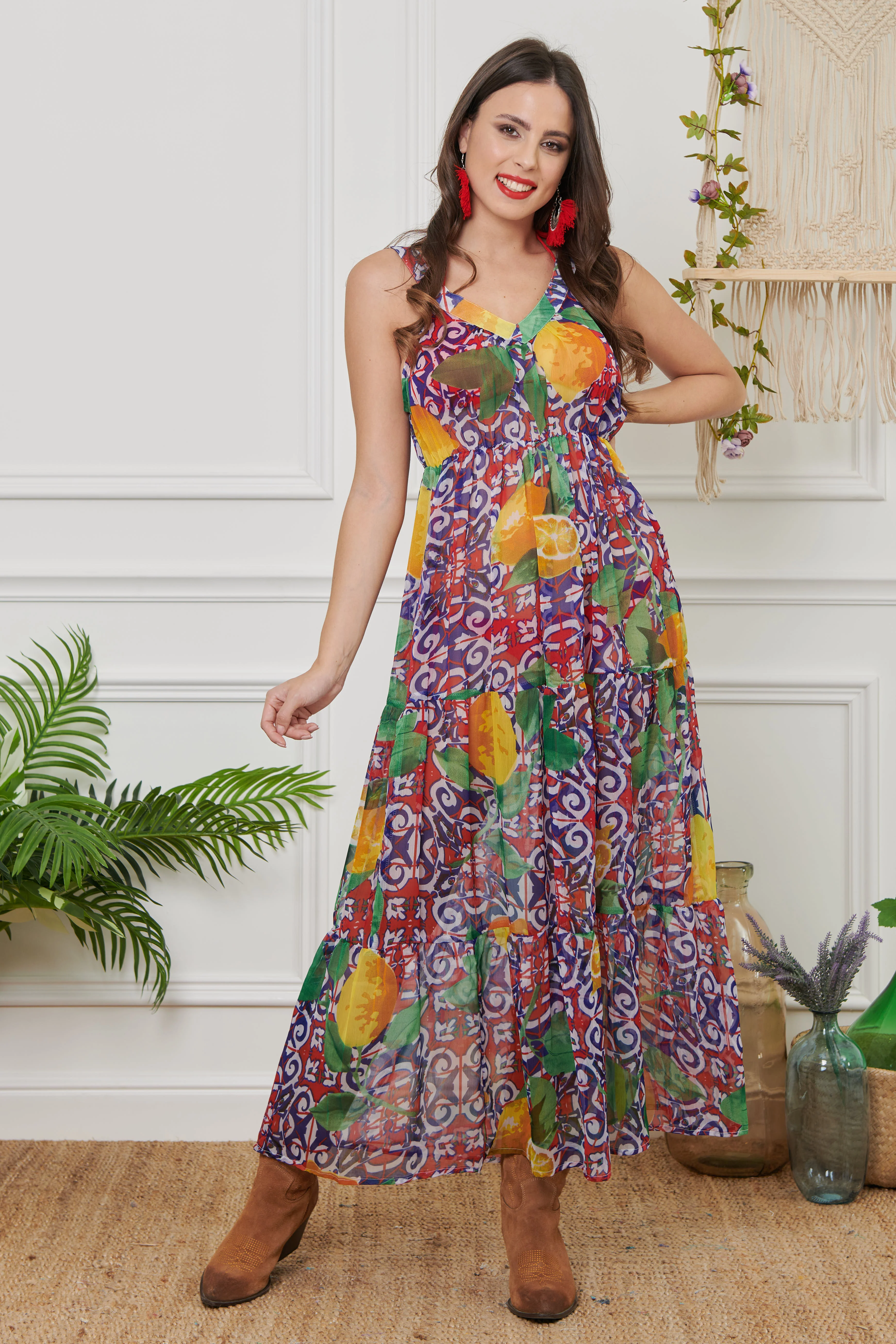 ABITO CHIFFON COLLANA - Image 3