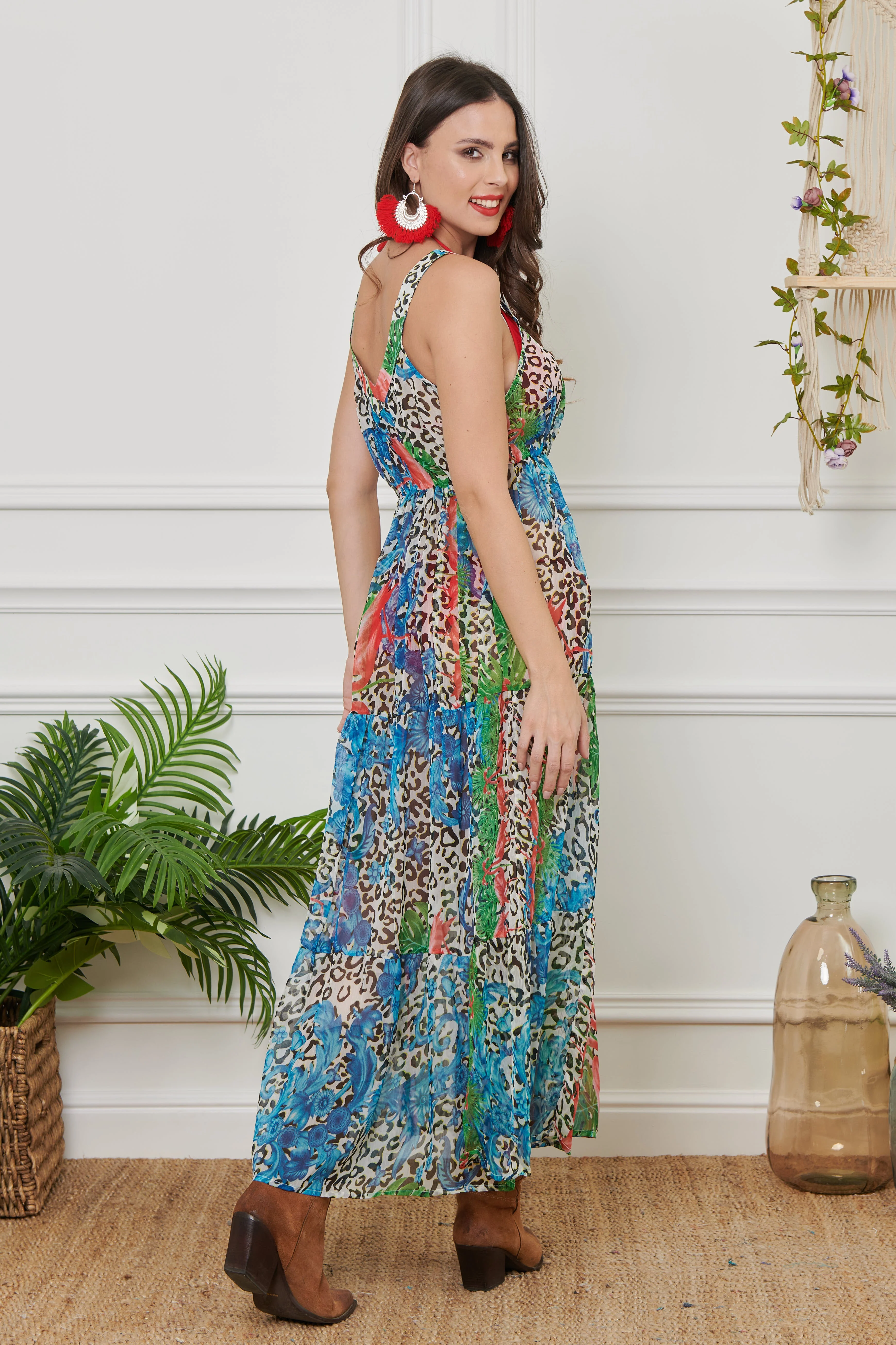 ABITO CHIFFON COLLANA - Image 5