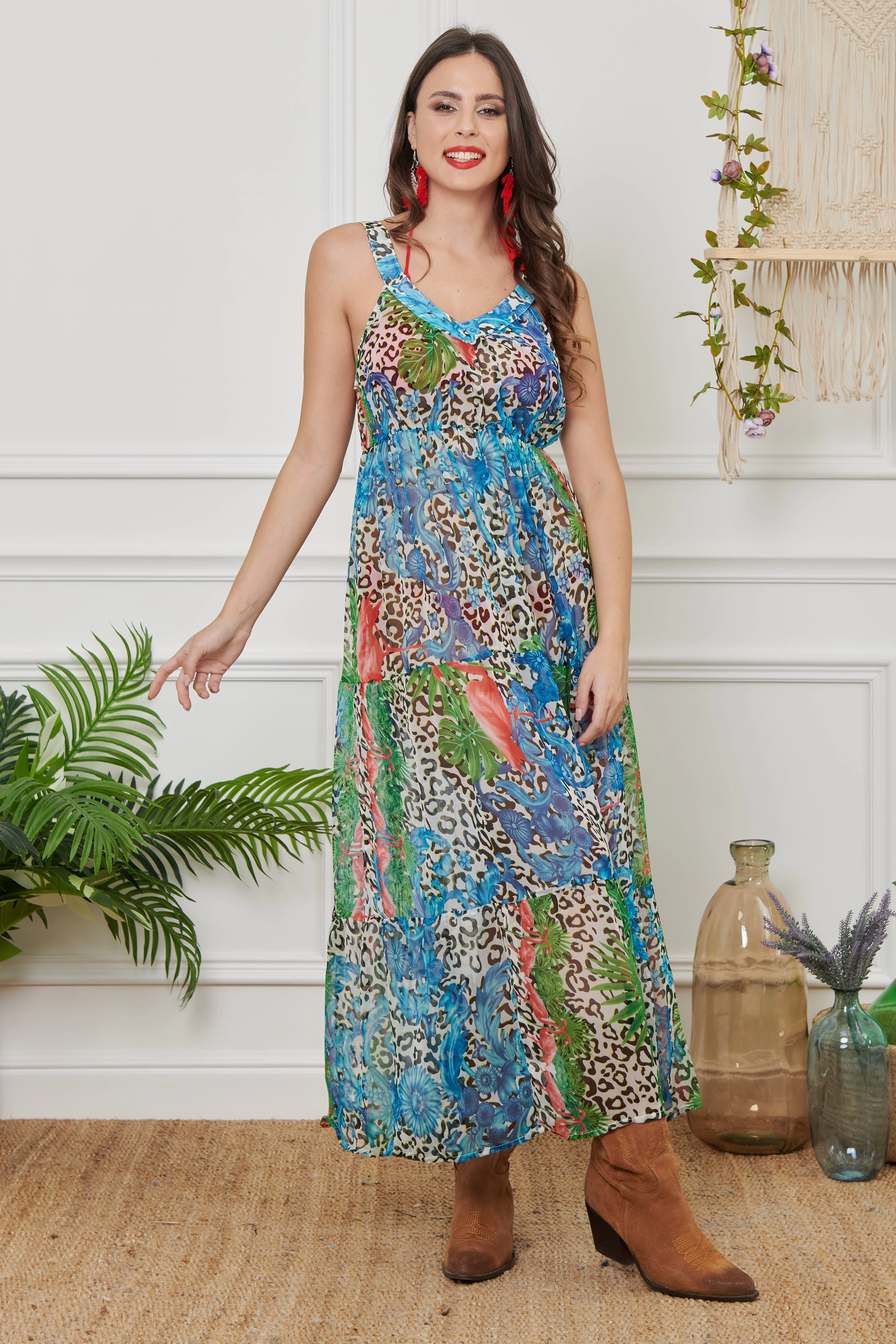ABITO CHIFFON COLLANA - Image 6