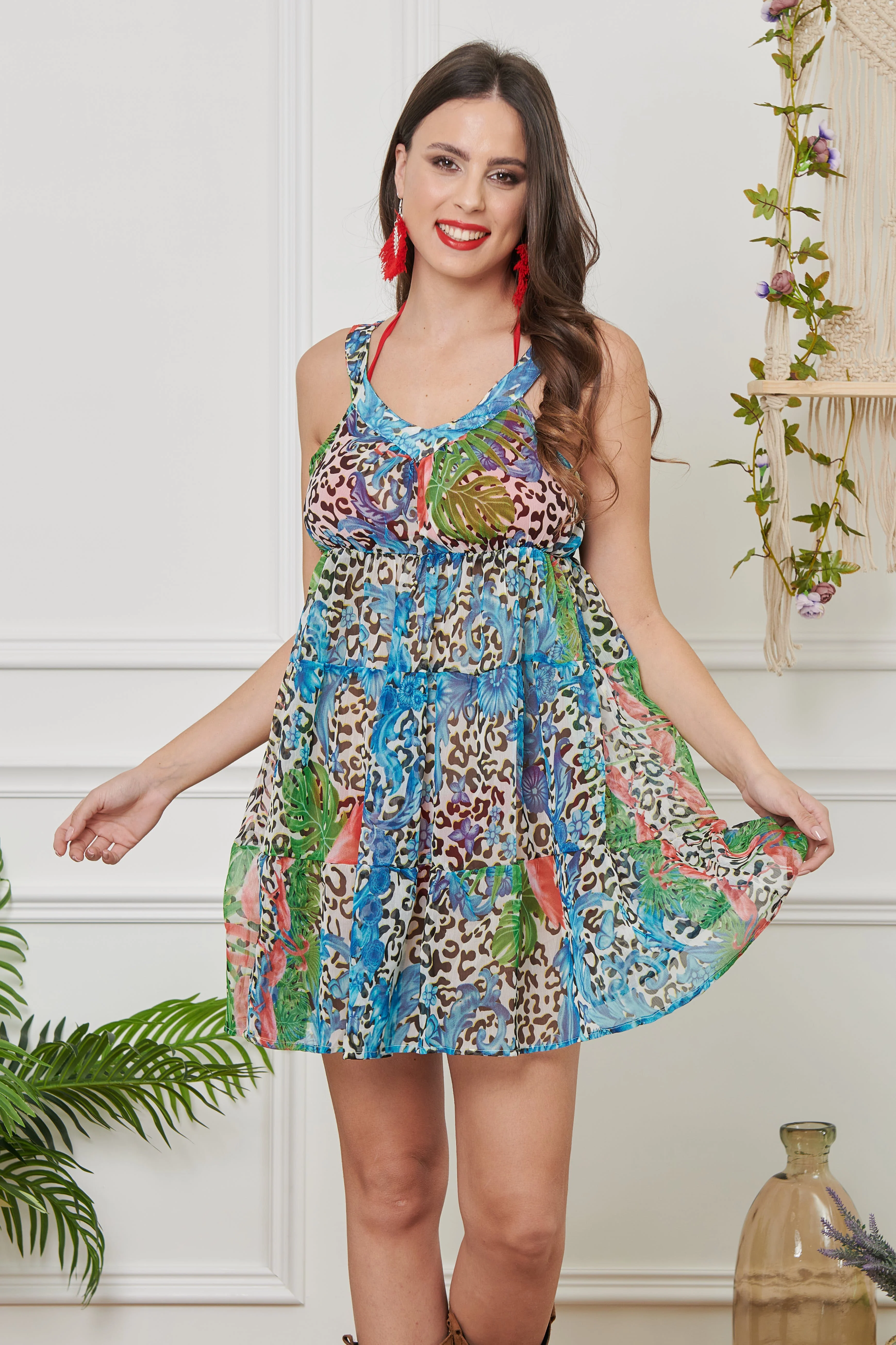 ABITO CHIFFON COLLANA - Image 5