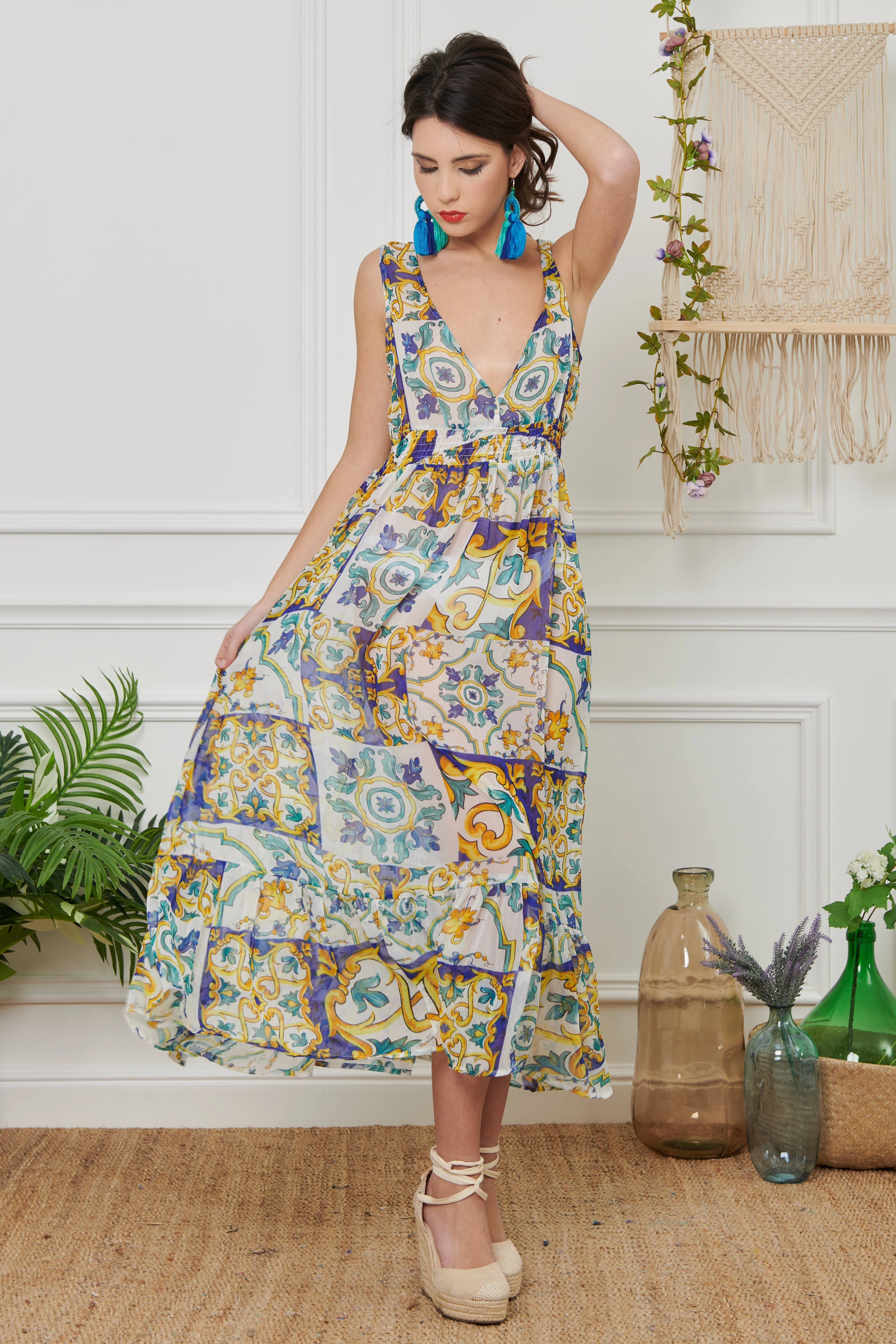 ABITO LUNGO IN CHIFFON - Image 17