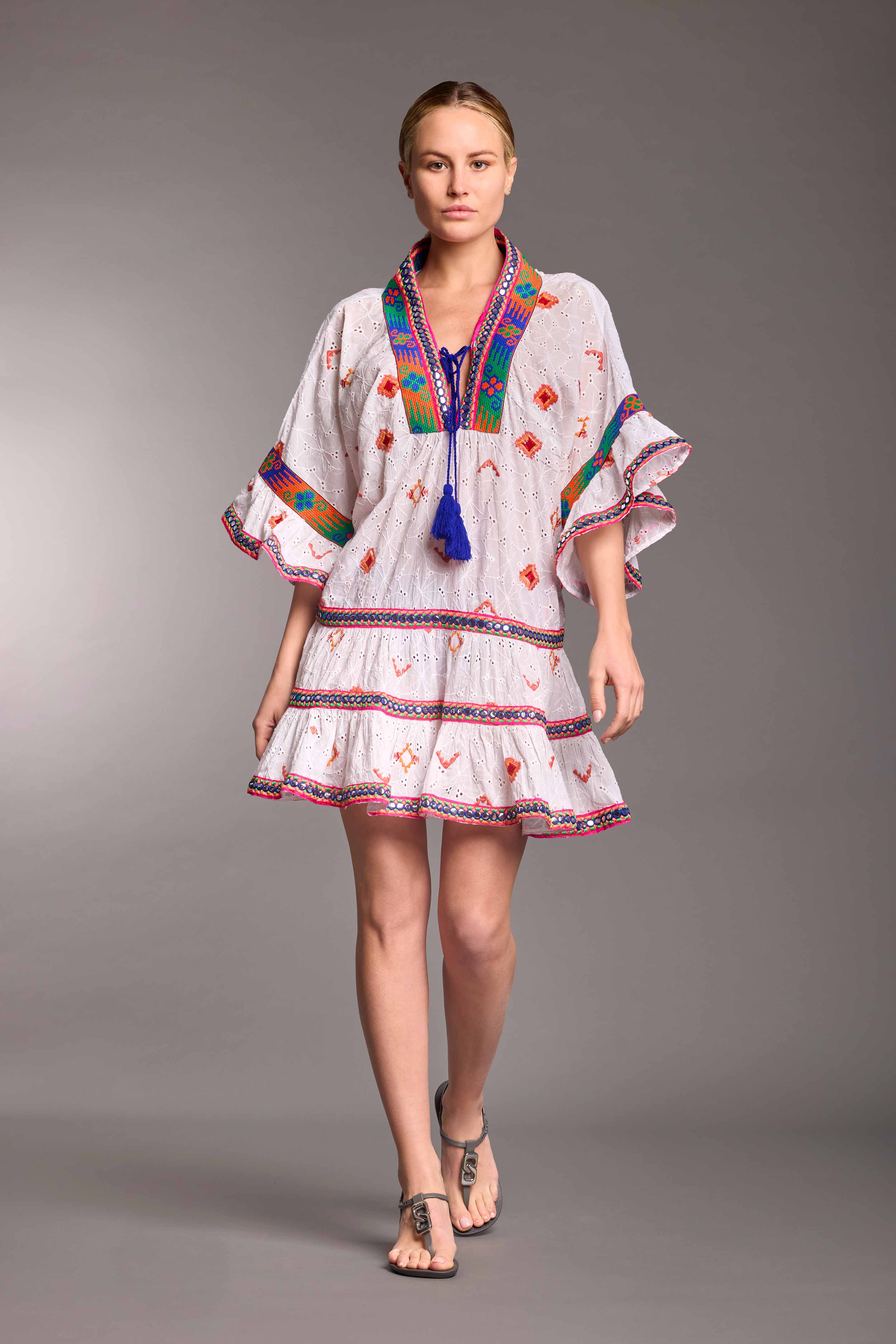 ABITO CON GONNA A BALZE ALICE - Image 3