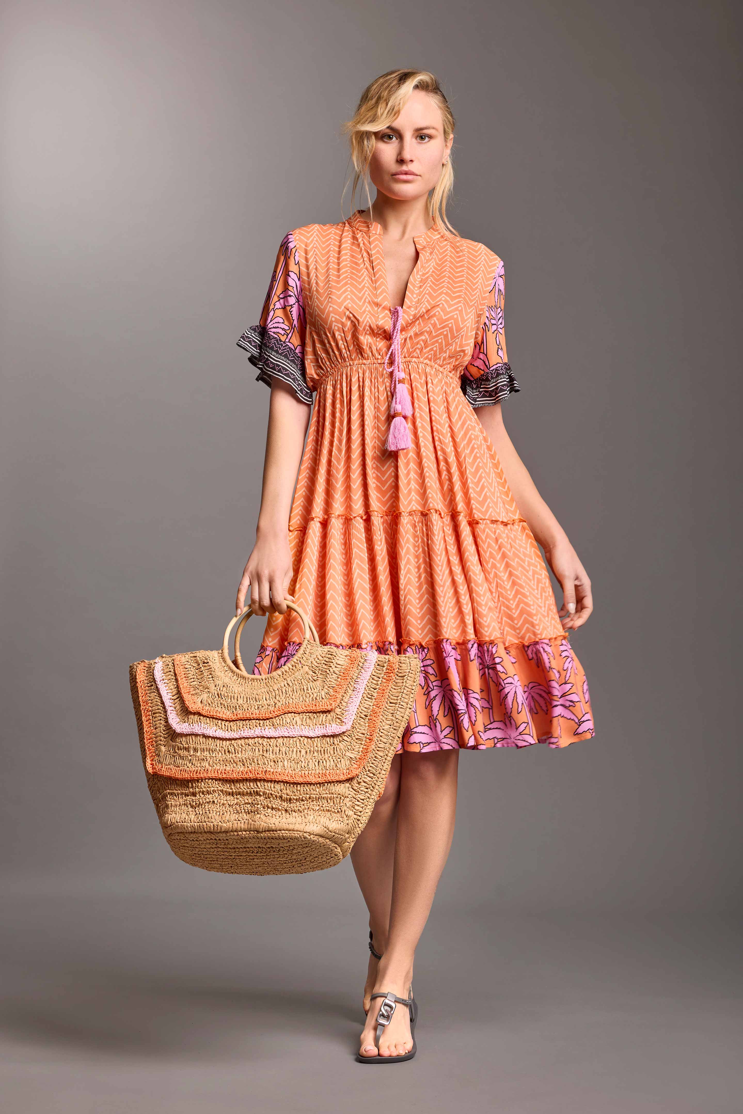 ABITO CON GONNA A BALZE SOLEIL - Image 3