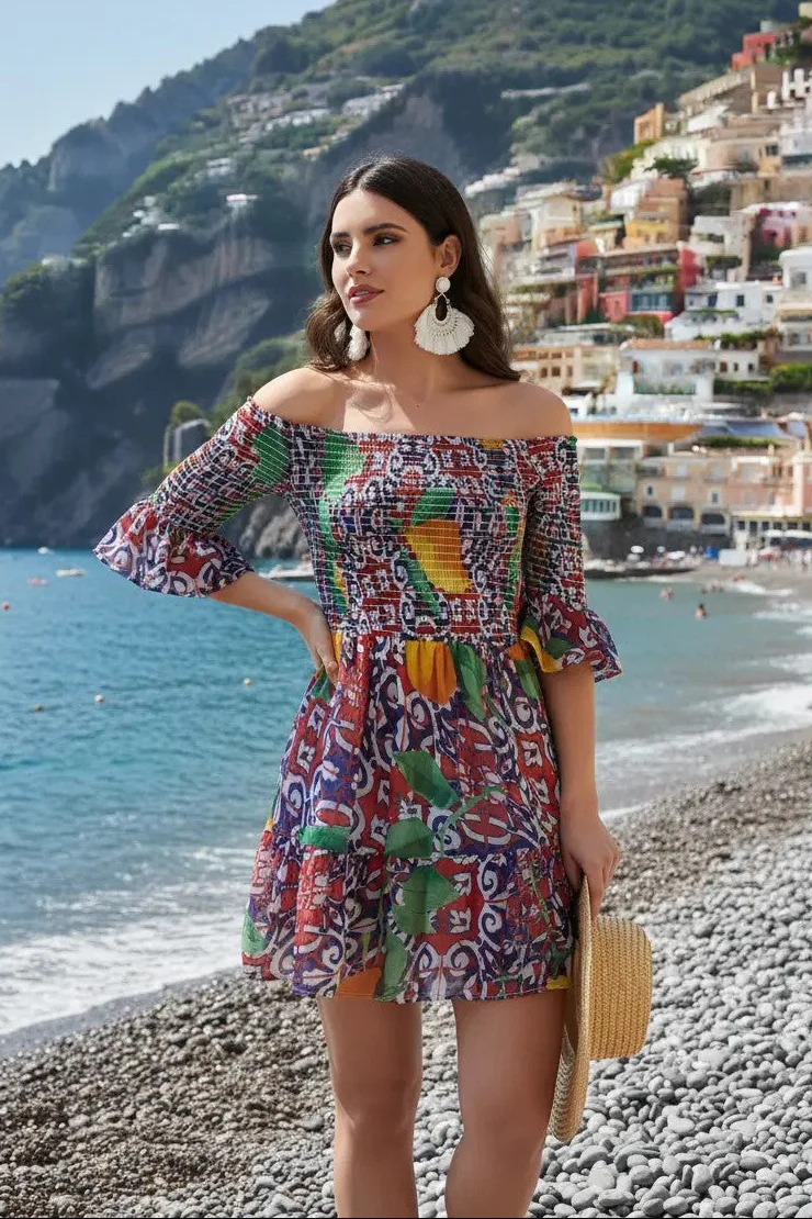 ABITO IN CHIFFON CON BALZE - Image 19