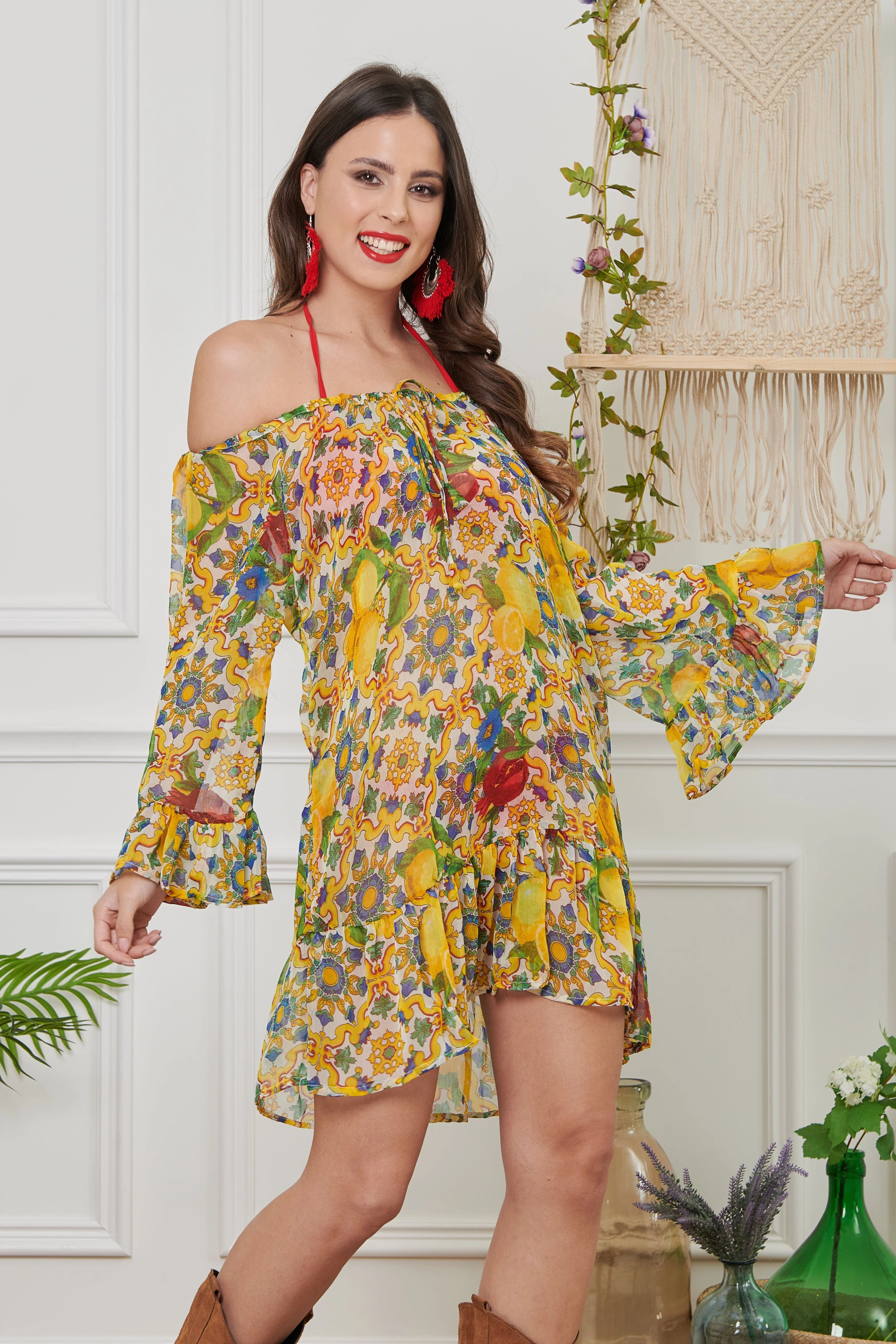 ABITO LEGGERO IN CHIFFON - Image 10