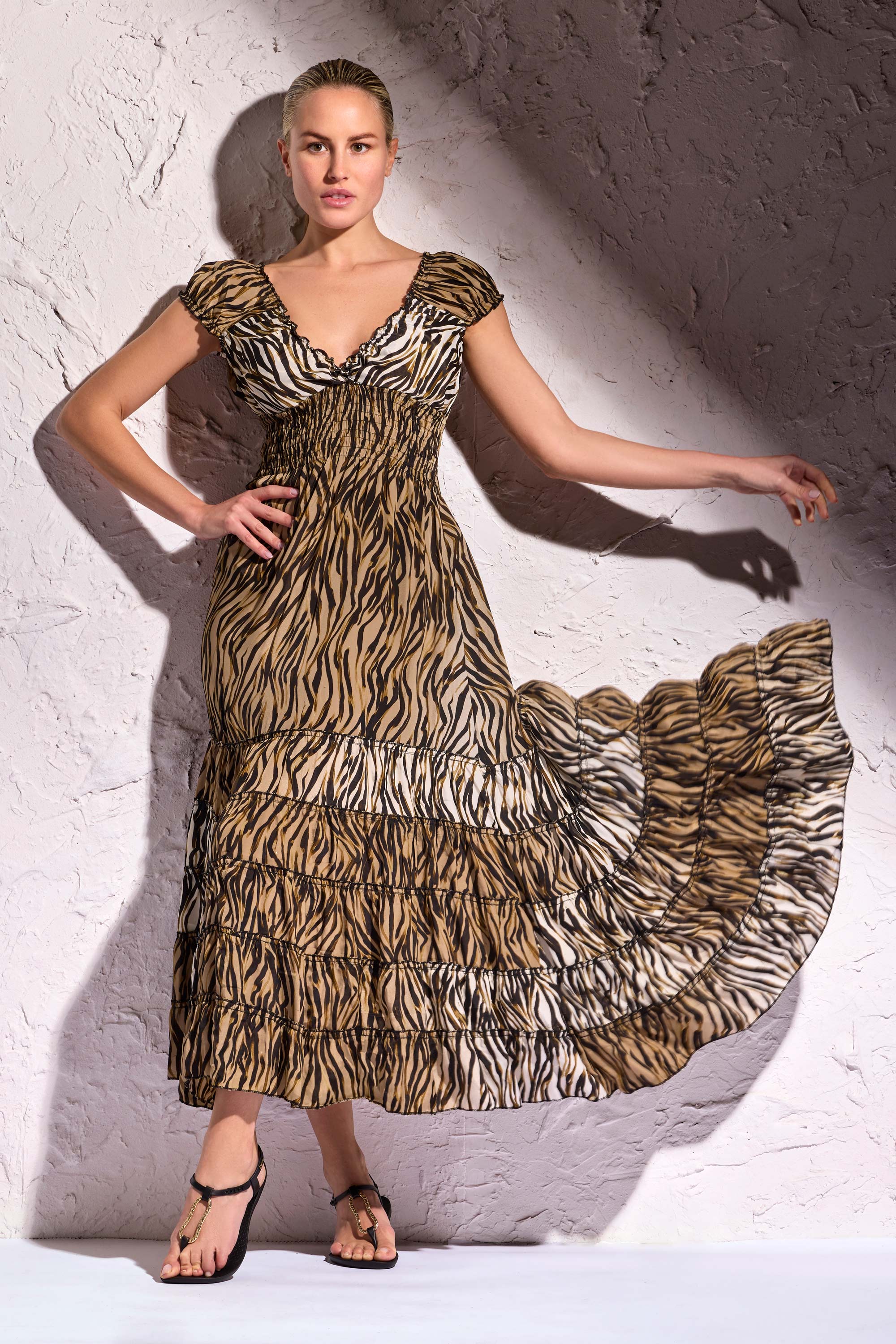 ABITO LUNGO ANIMALIER - Image 2