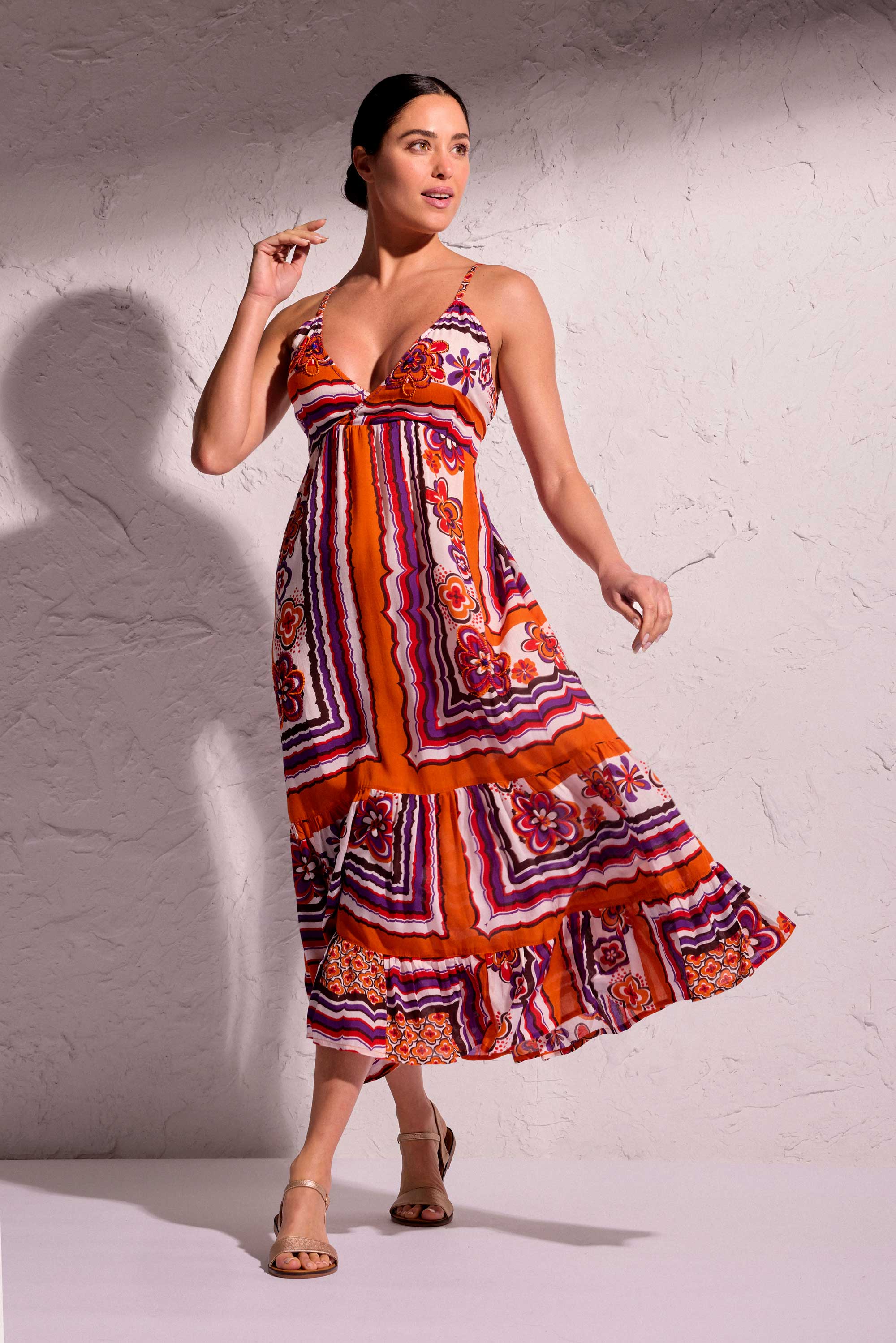 ABITO LUNGO CON SPALLINE AMBER - Image 3