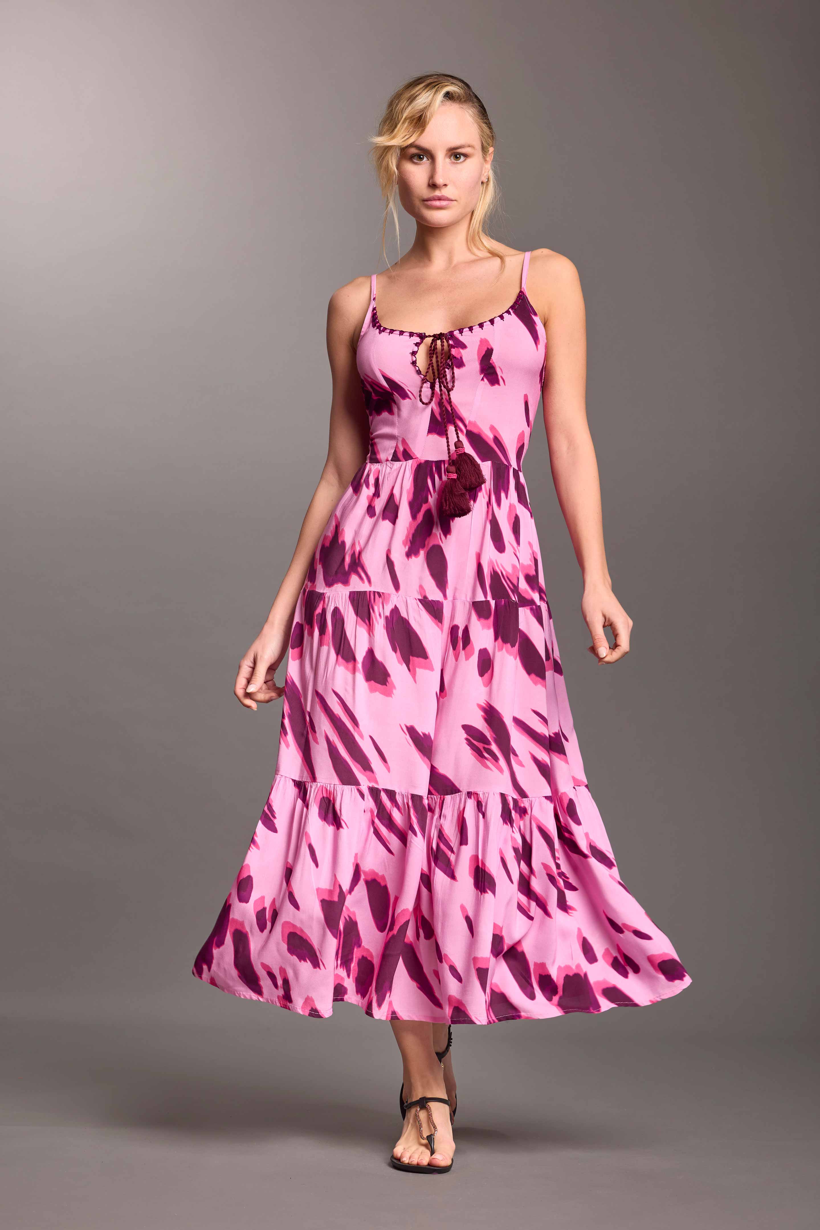ABITO LUNGO CON SPALLINE ZOE - Image 3