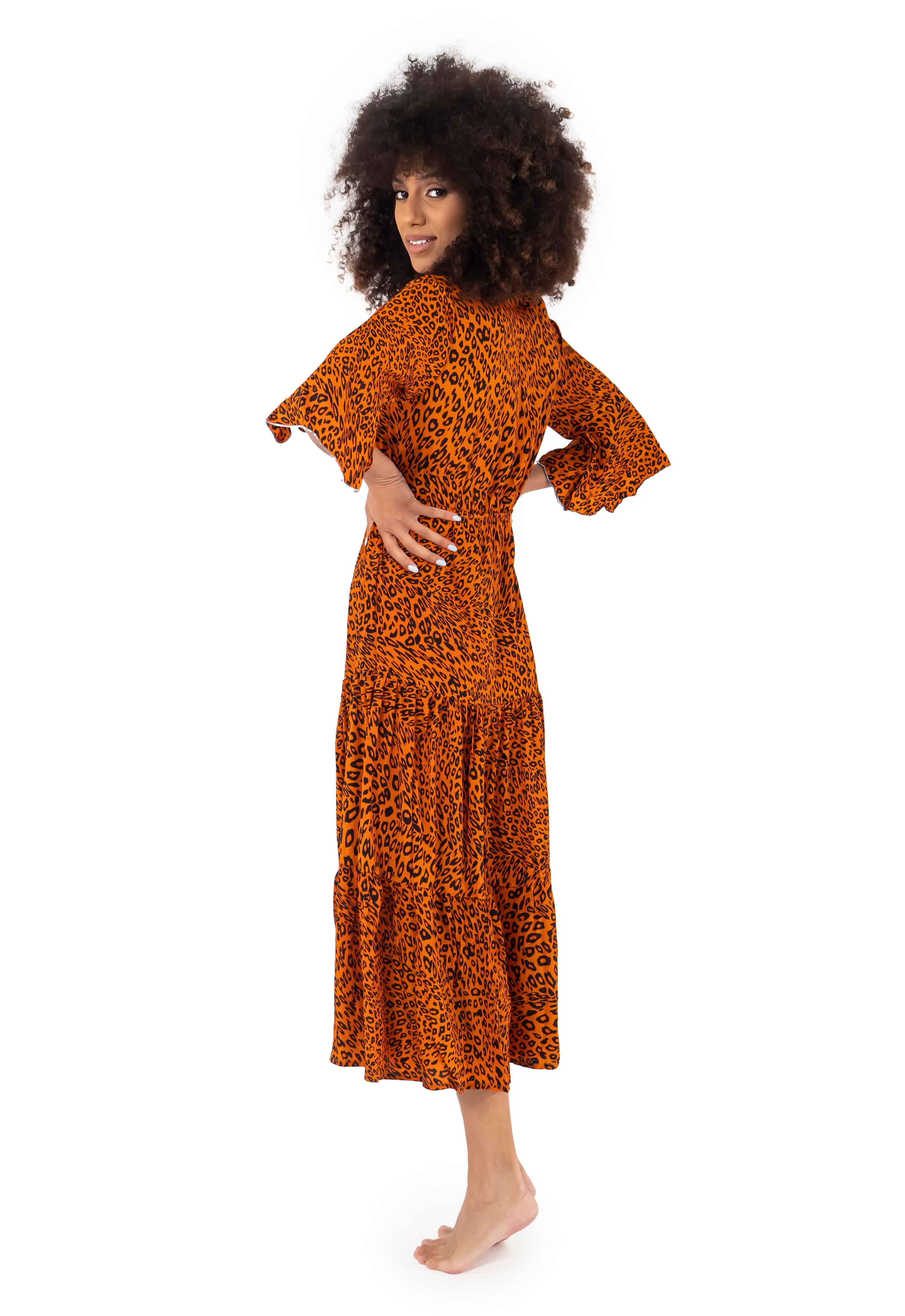 ABITO LUNGO LEOPARDATO - Image 3