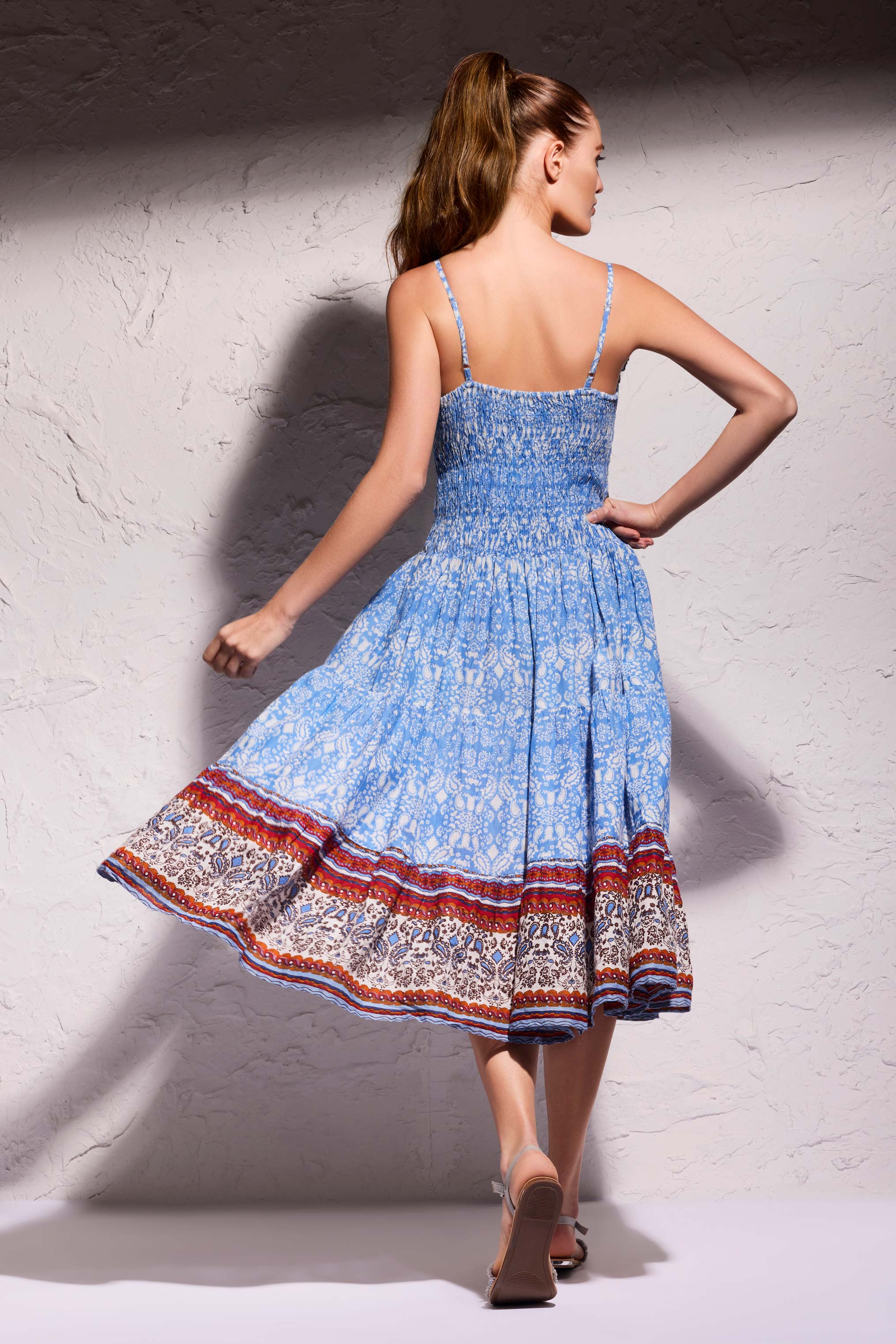 ABITO LUNGO PAISLEY RICAMI - Image 3