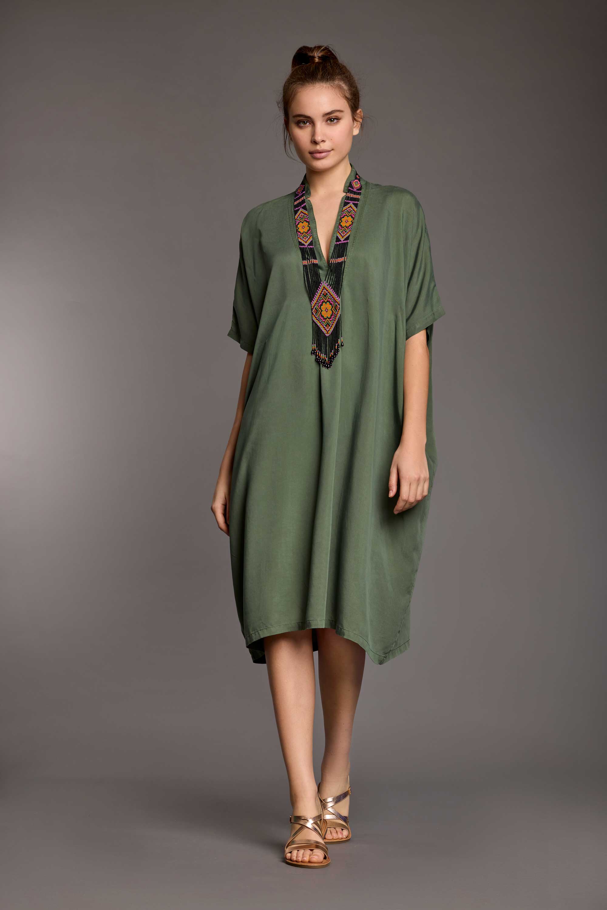ABITO MIDI IN TENCEL DIXIE - Image 2