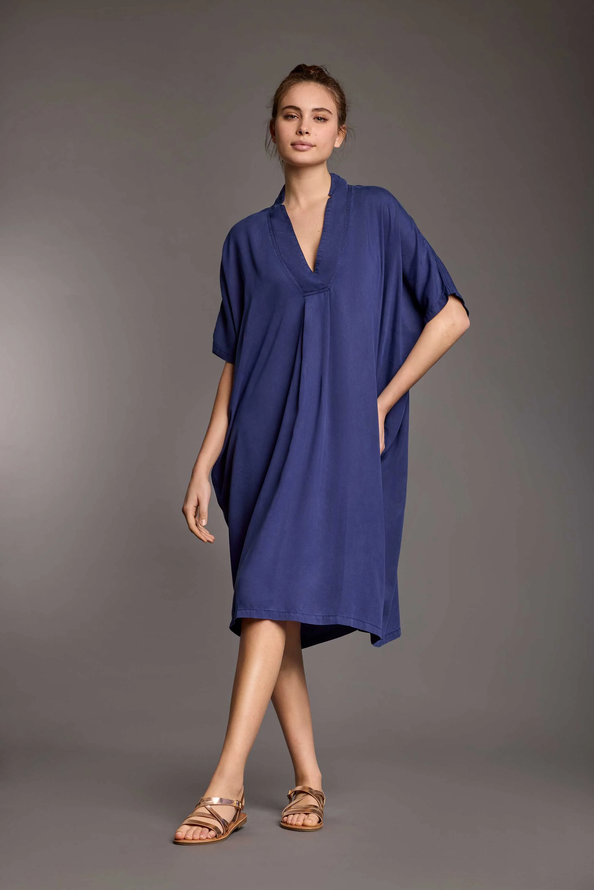 ABITO MIDI IN TENCEL DIXIE - Image 5