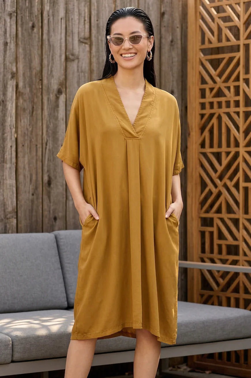 ABITO MIDI IN TENCEL DIXIE - Image 7