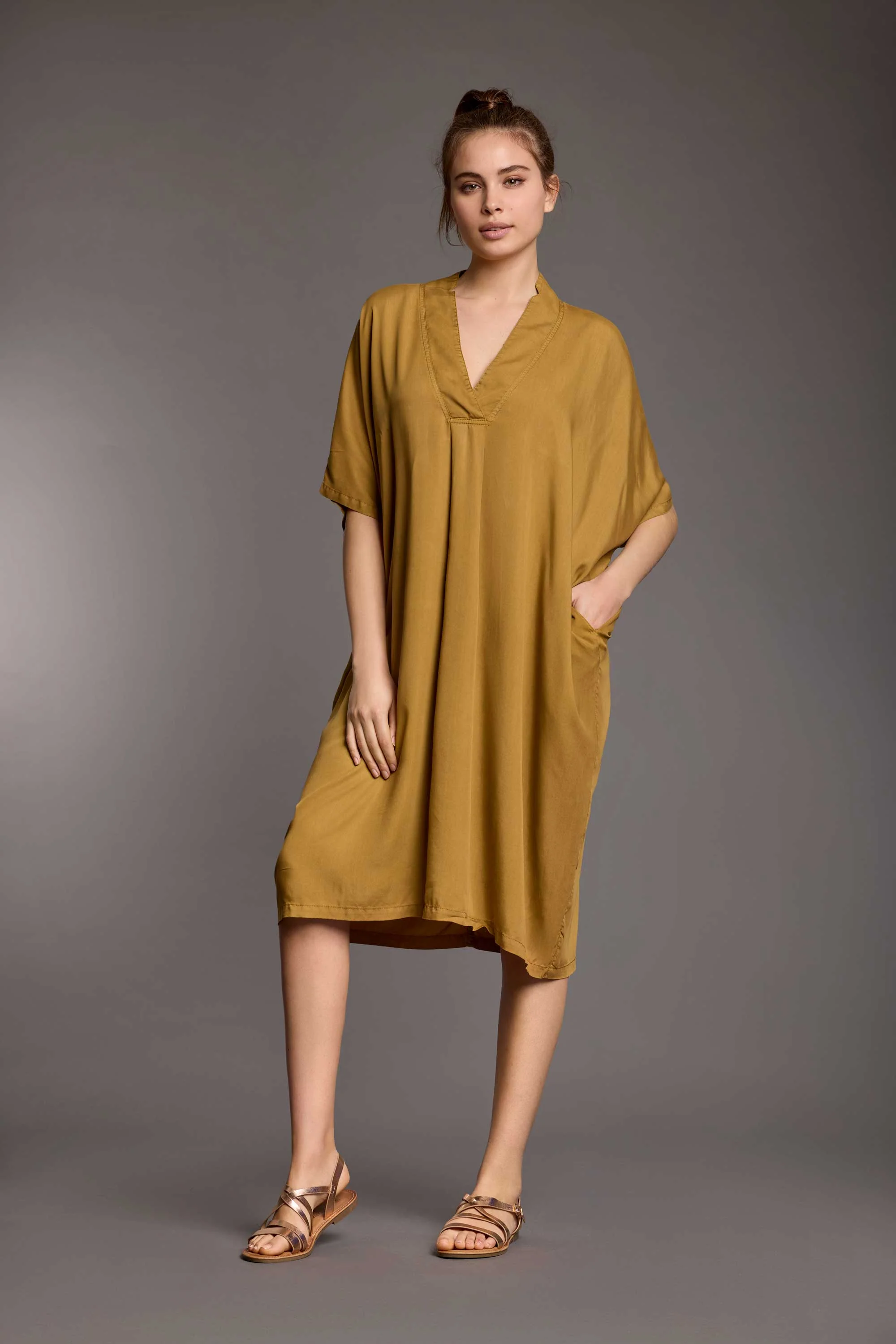 ABITO MIDI IN TENCEL DIXIE - Image 8