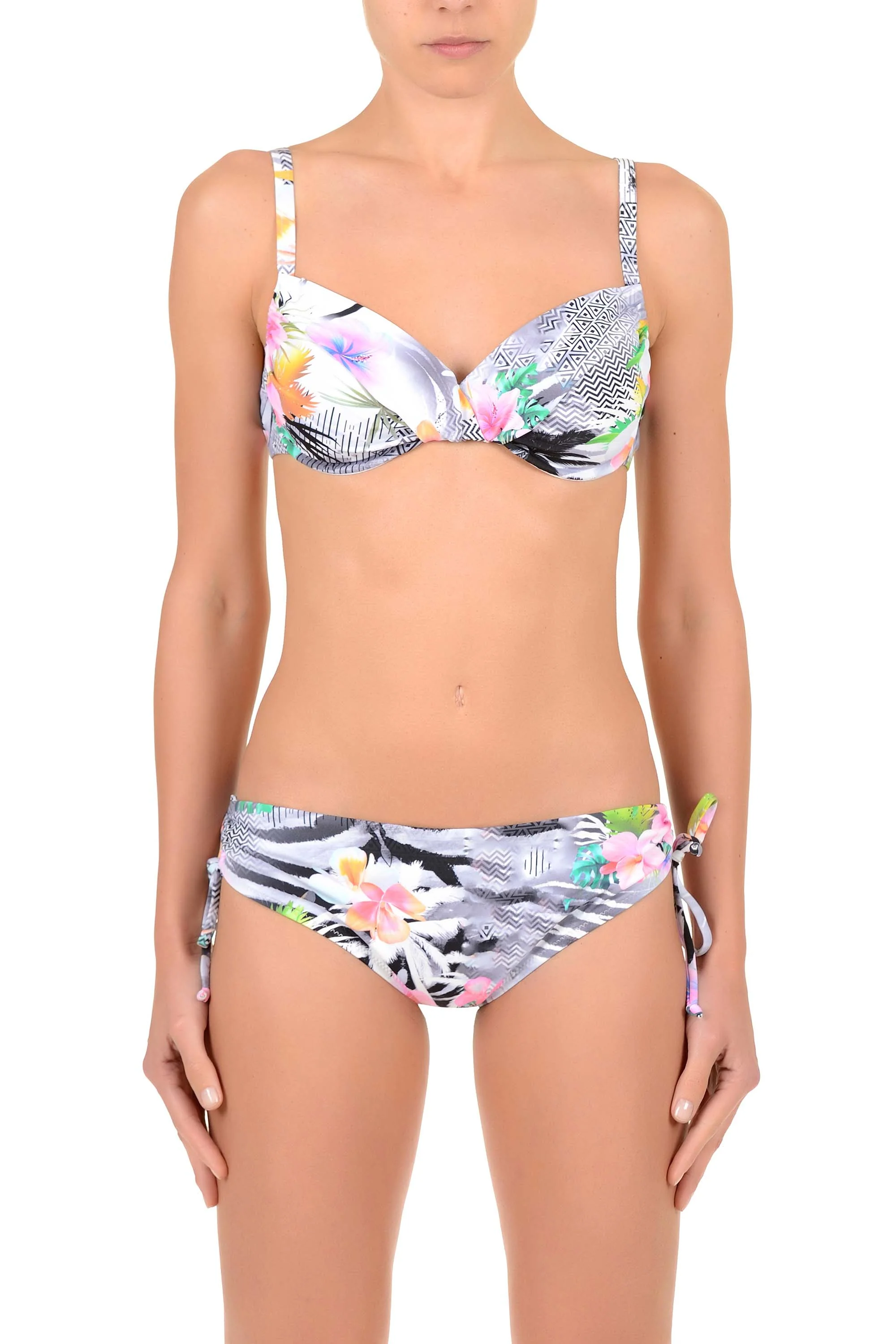 BIKINI CON COPPE FLOREALE - Image 3