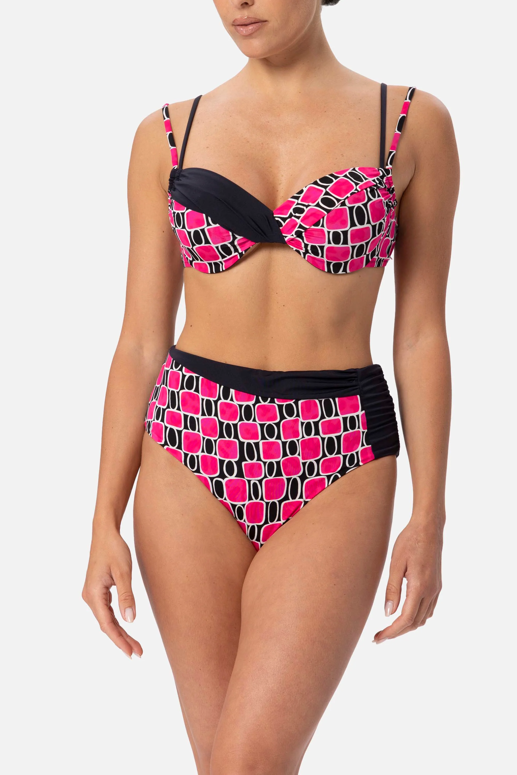 BIKINI CON FERRETTO A VITA ALTA ELEKTRA - Image 3