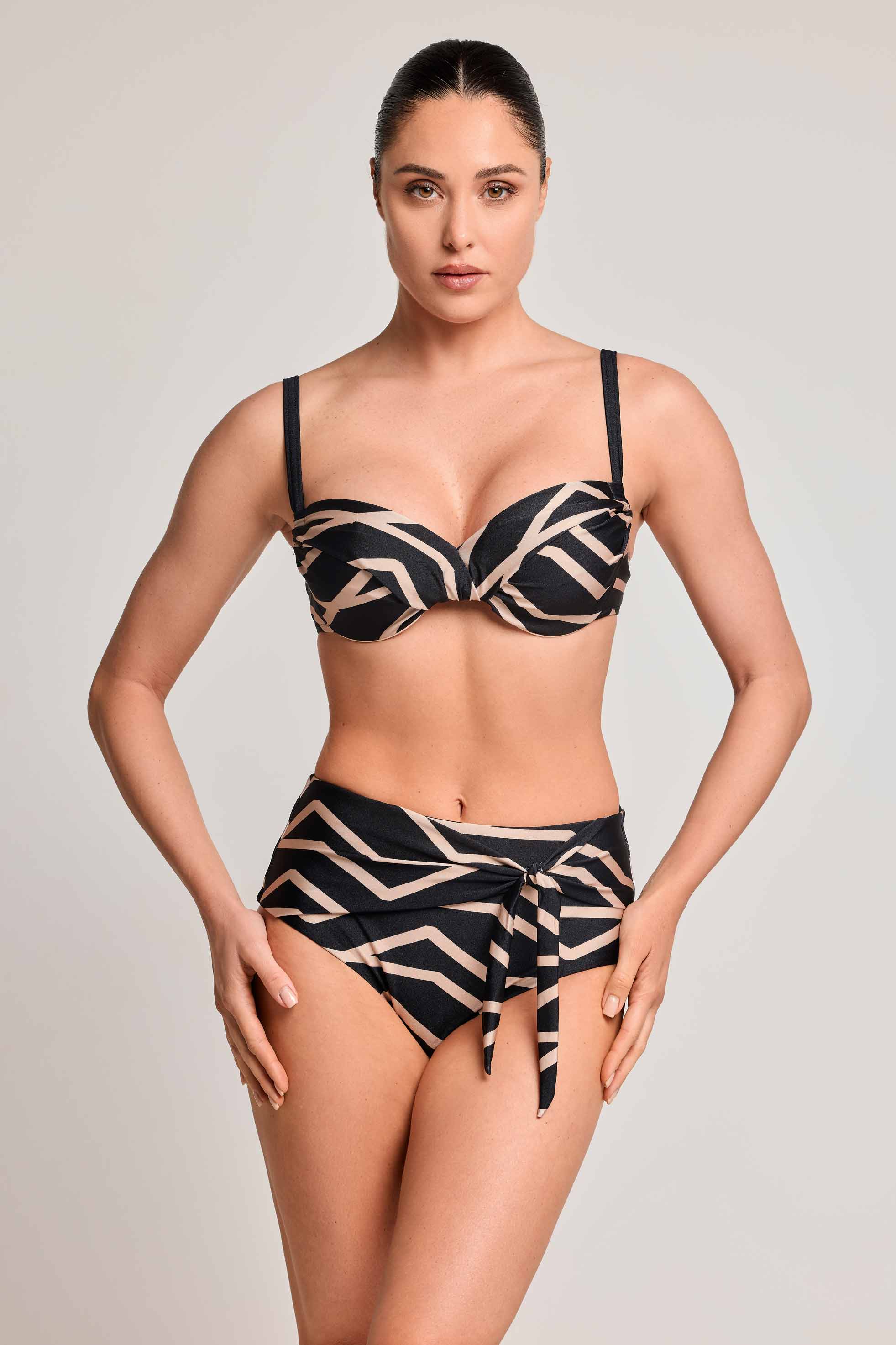 BIKINI CON FERRETTO A VITA ALTA LUDO - Image 2