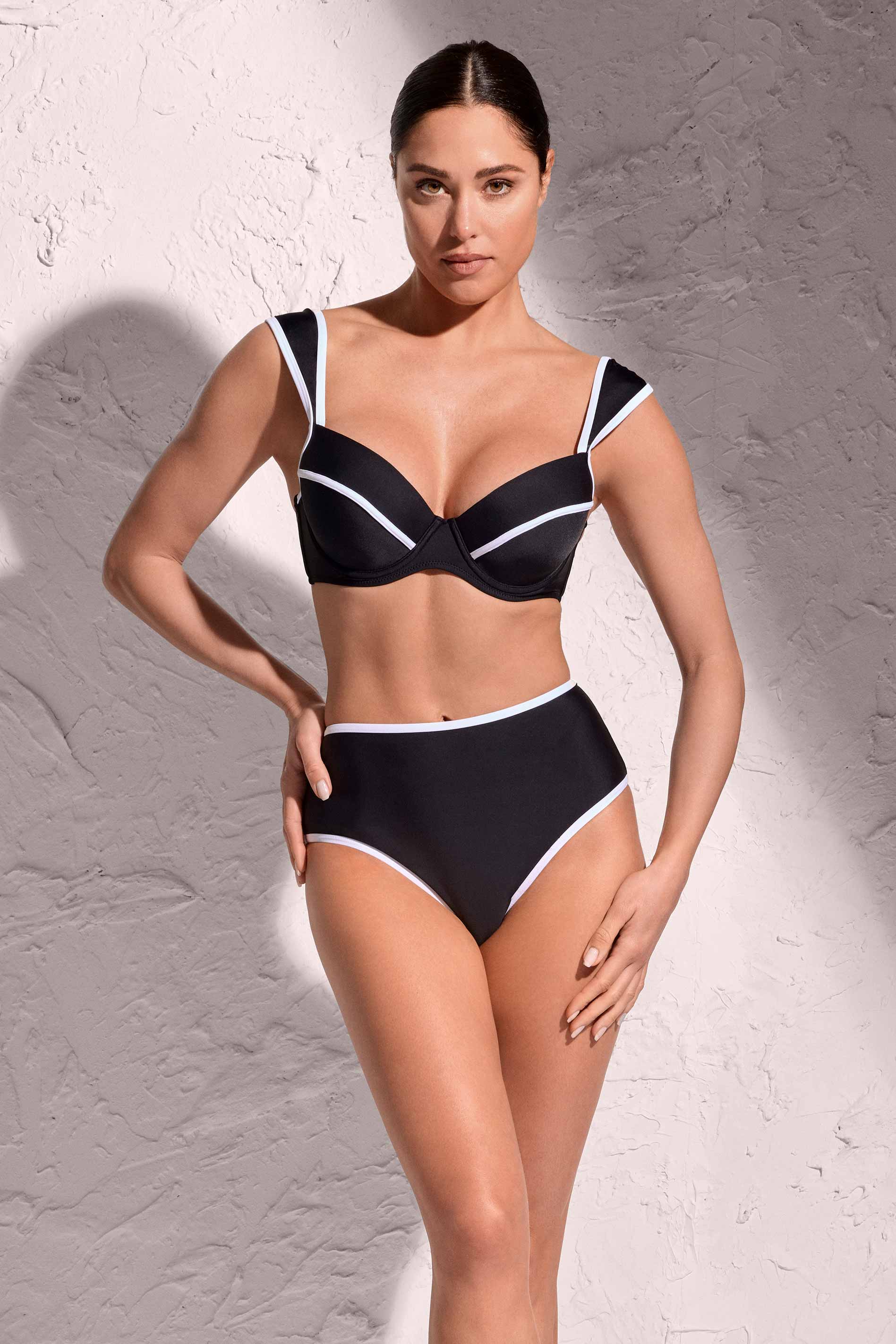 BIKINI CON FERRETTO E COPPE FISSE AMINA - Image 2