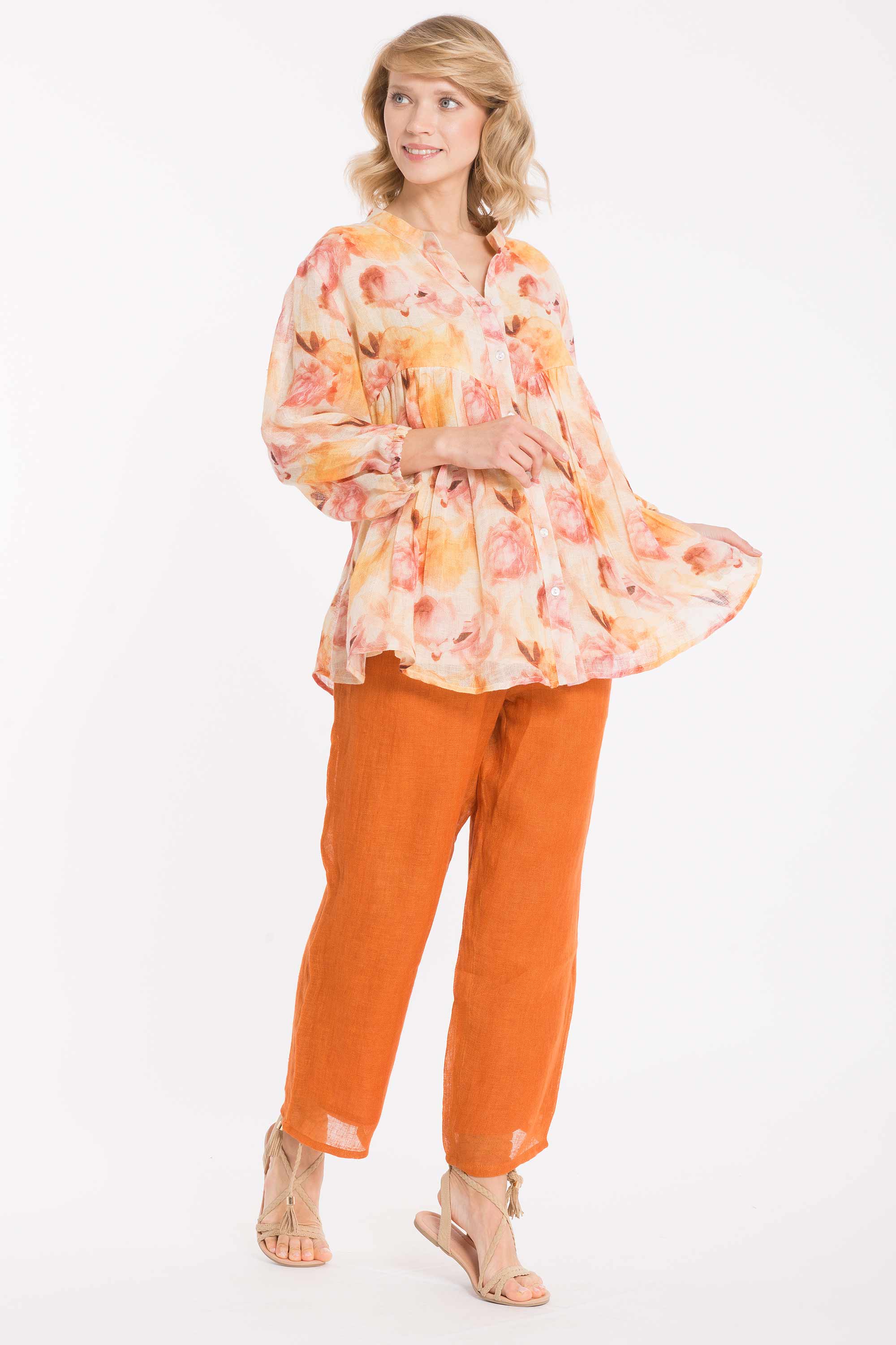 BLUSA CON MANICA A 3/4 KALLY - Image 3