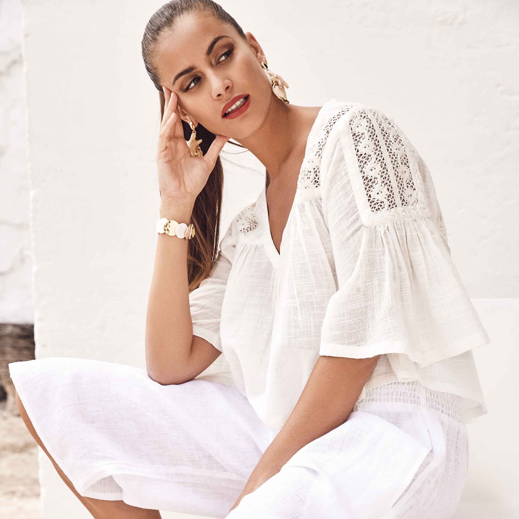 BLUSA CON RICAMI LISA