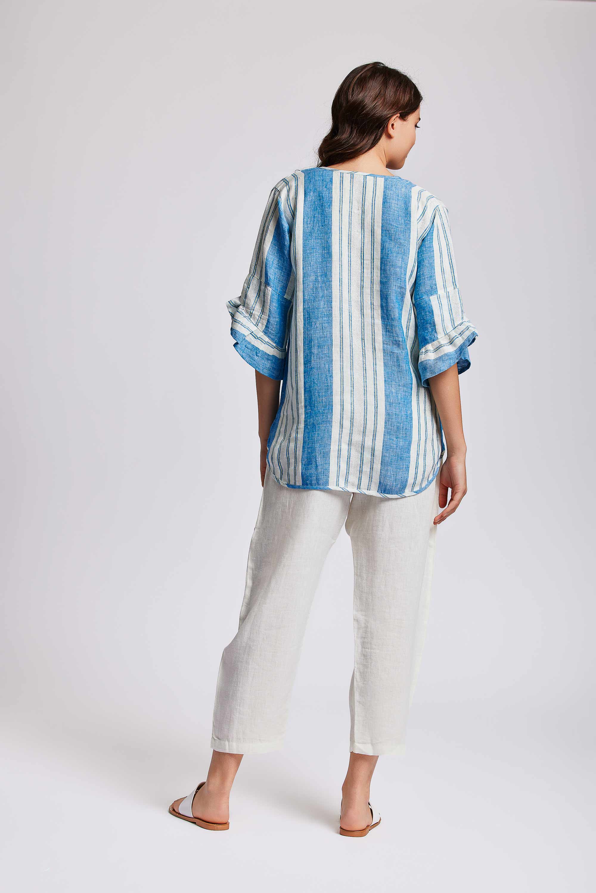 BLUSA IN PURO LINO MIA - Image 3