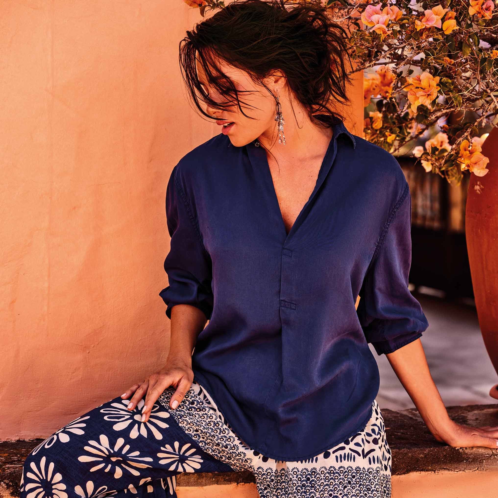 BLUSA IN TENCEL MURIEL