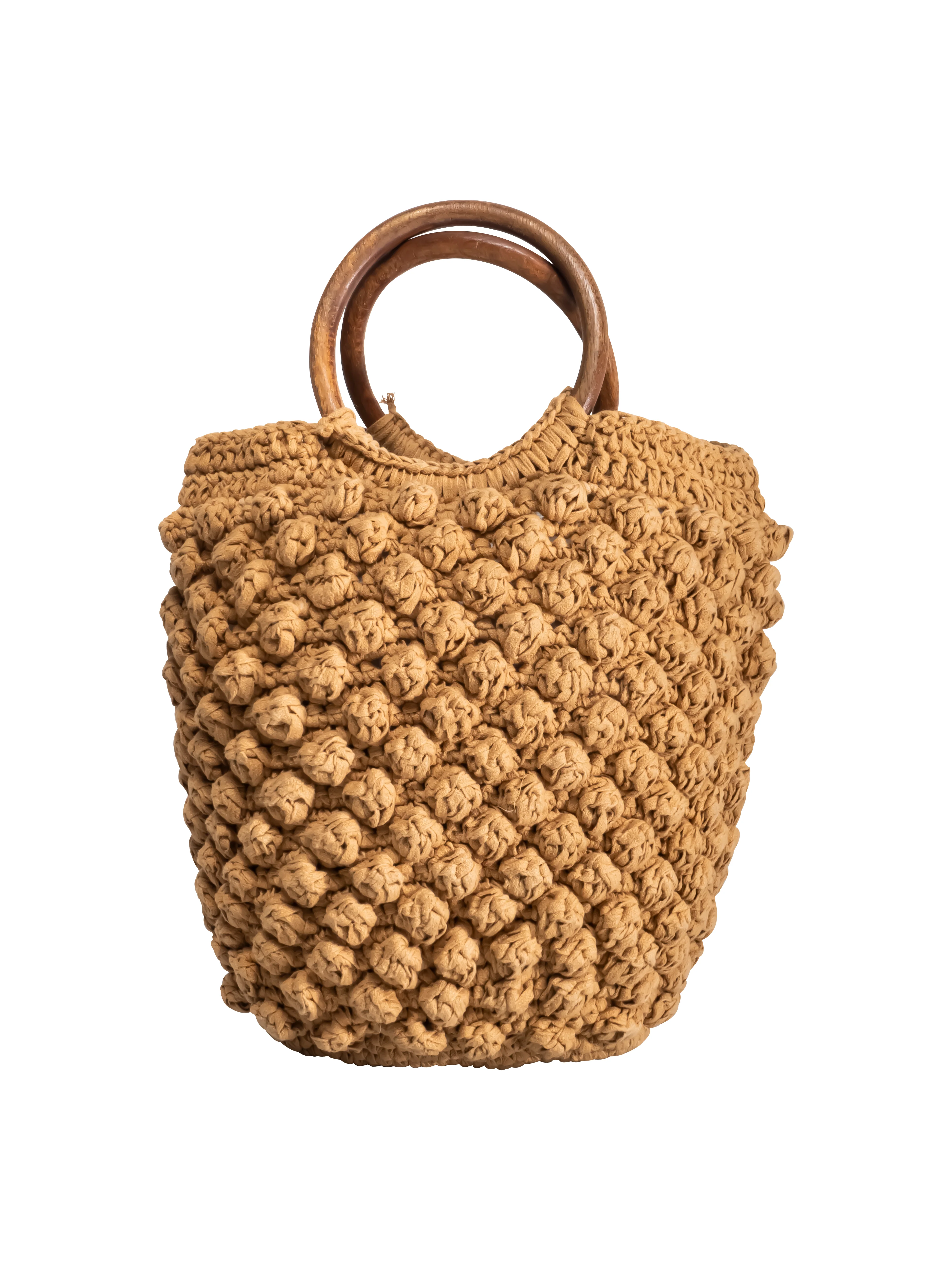 BORSA A UOVO INTRECCI