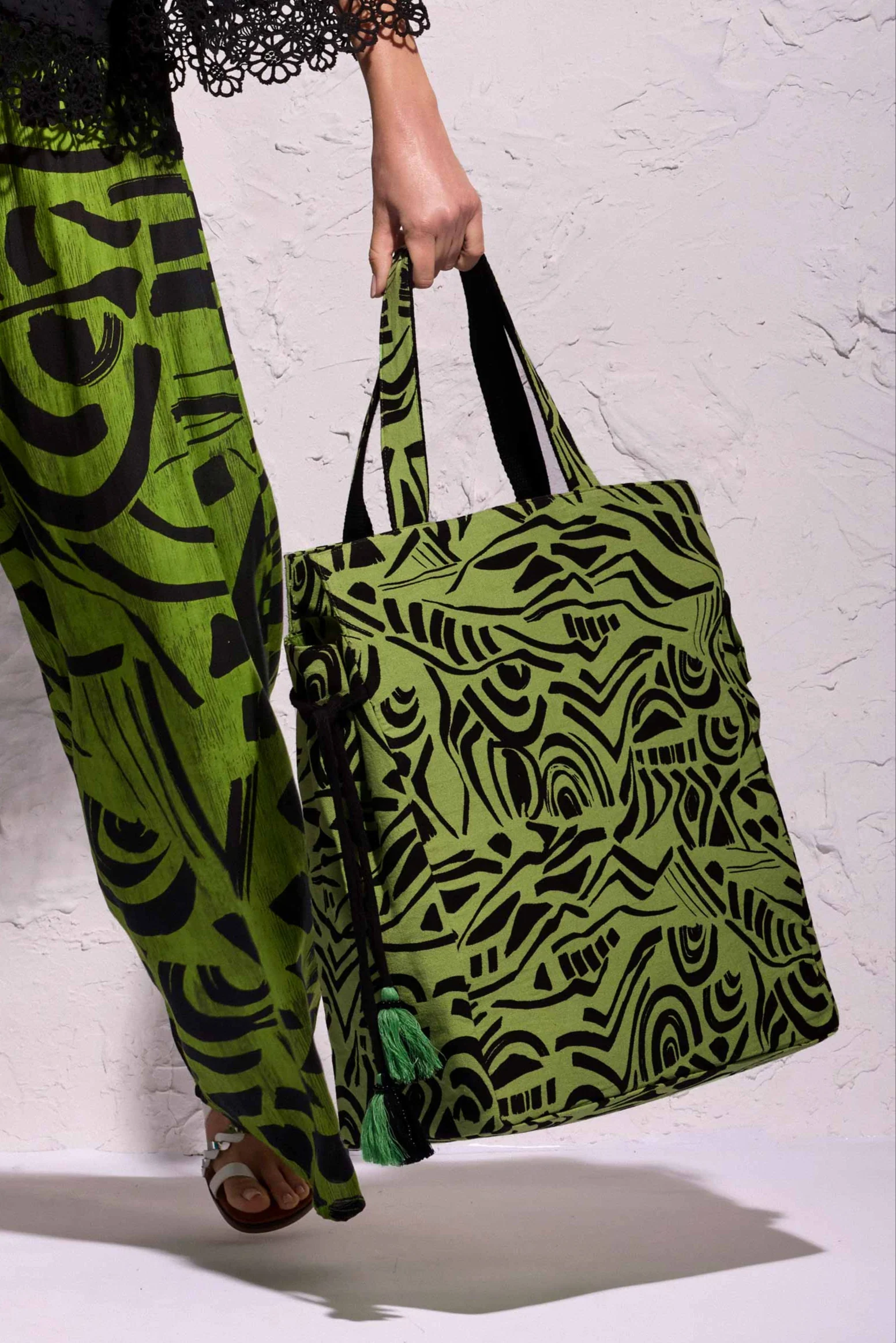 BORSA IN COTONE ETNICO FLOR