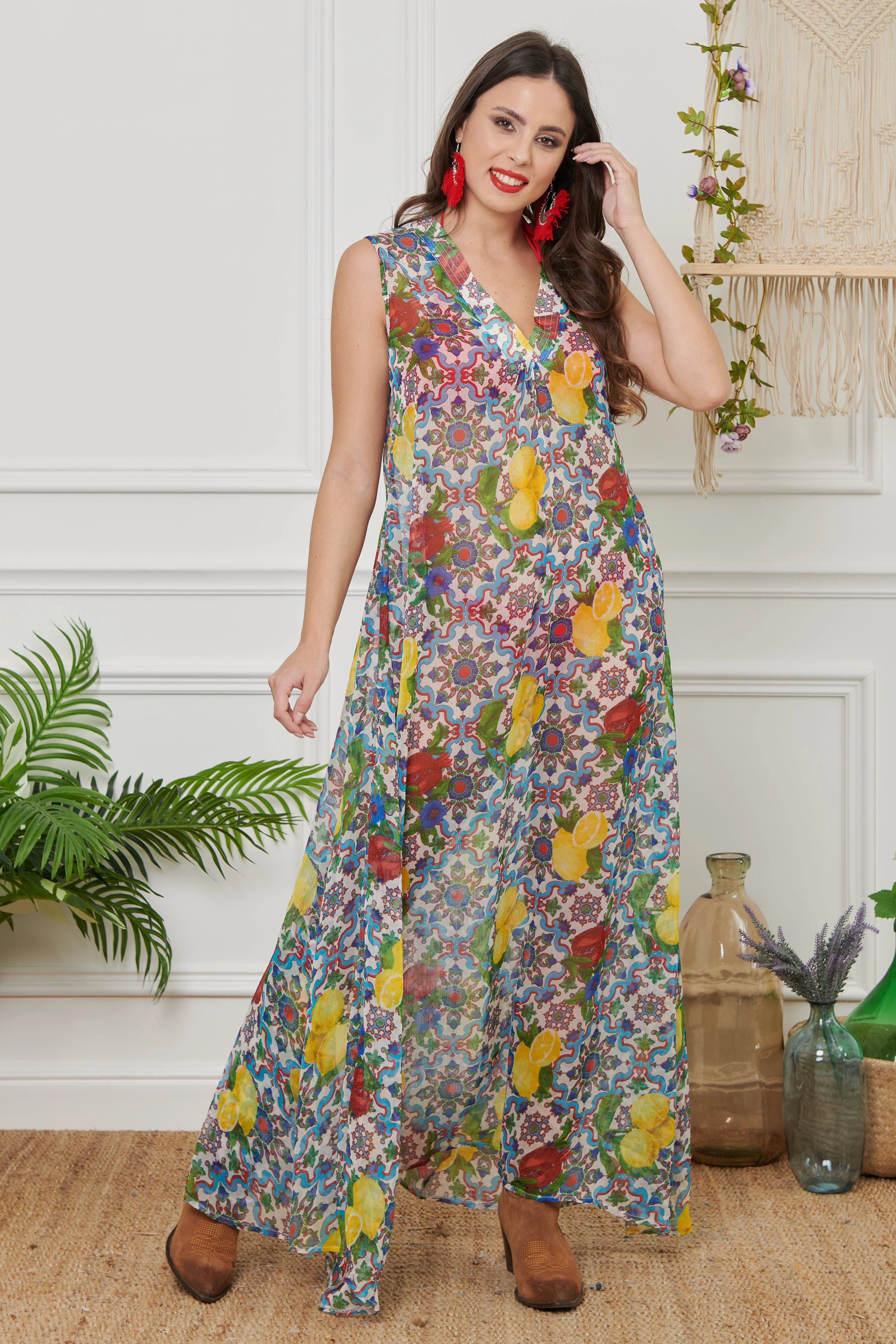 CAFTANO CHIFFON LUNGO - Image 11