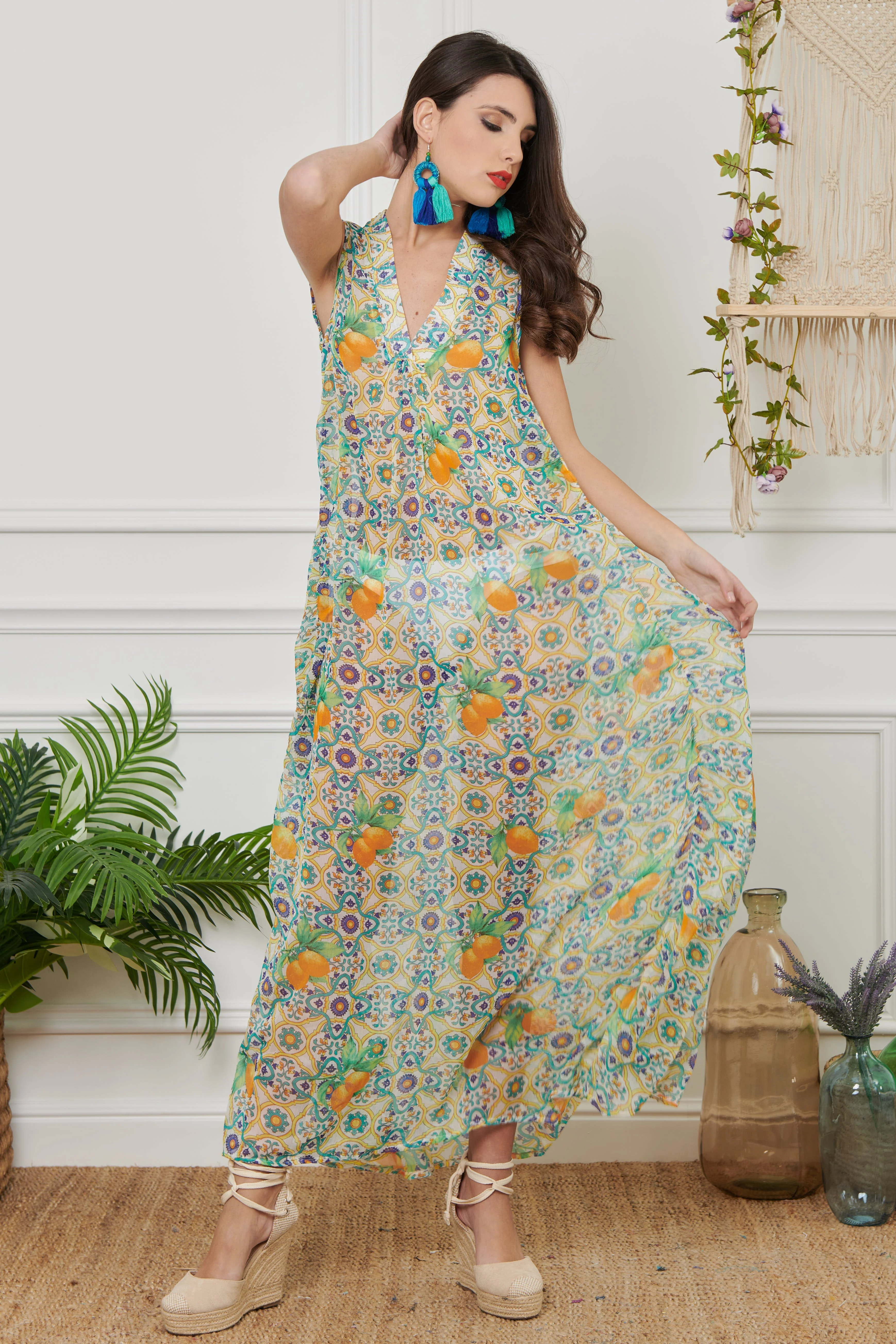 CAFTANO CHIFFON LUNGO - Image 13