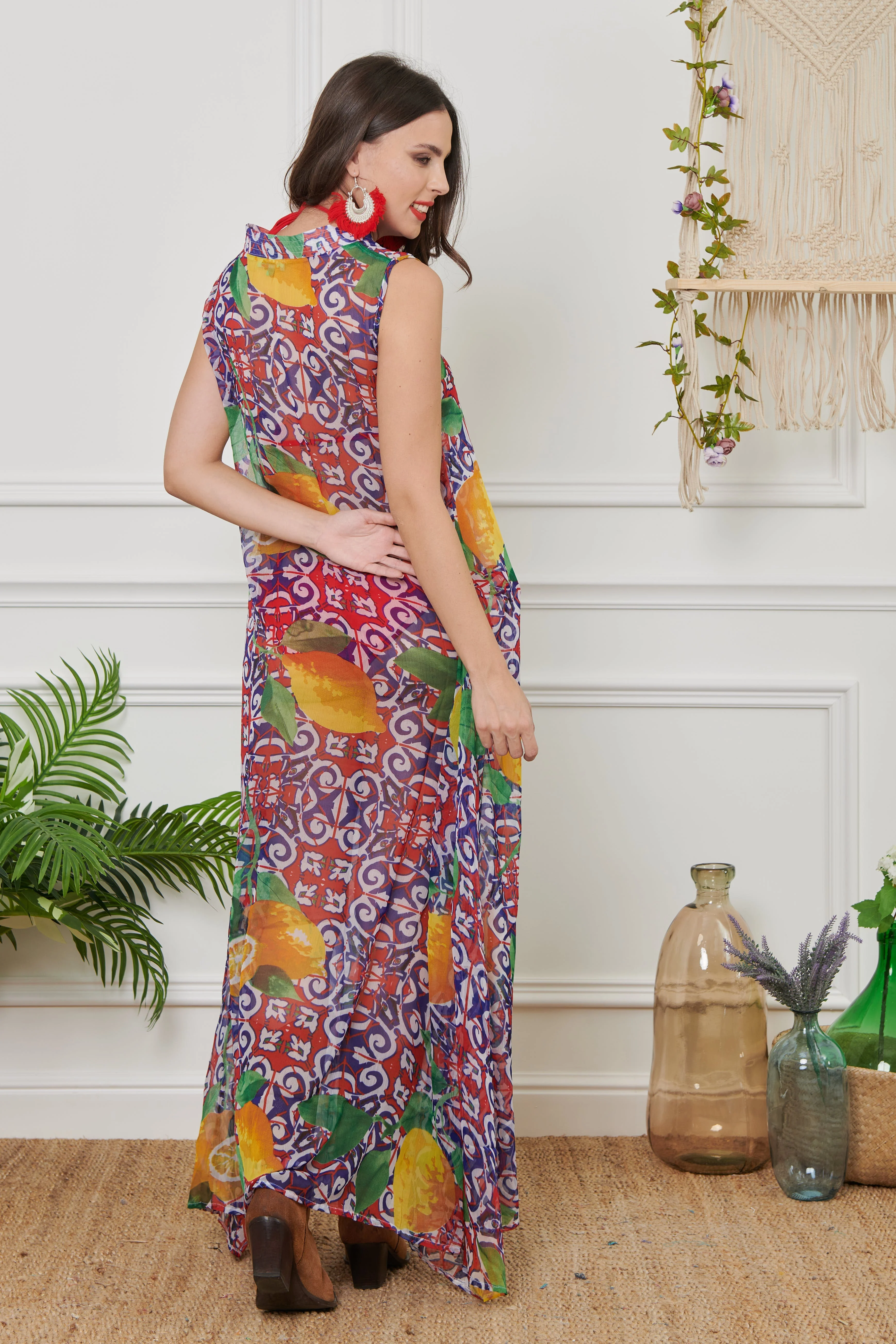 CAFTANO CHIFFON LUNGO - Image 2
