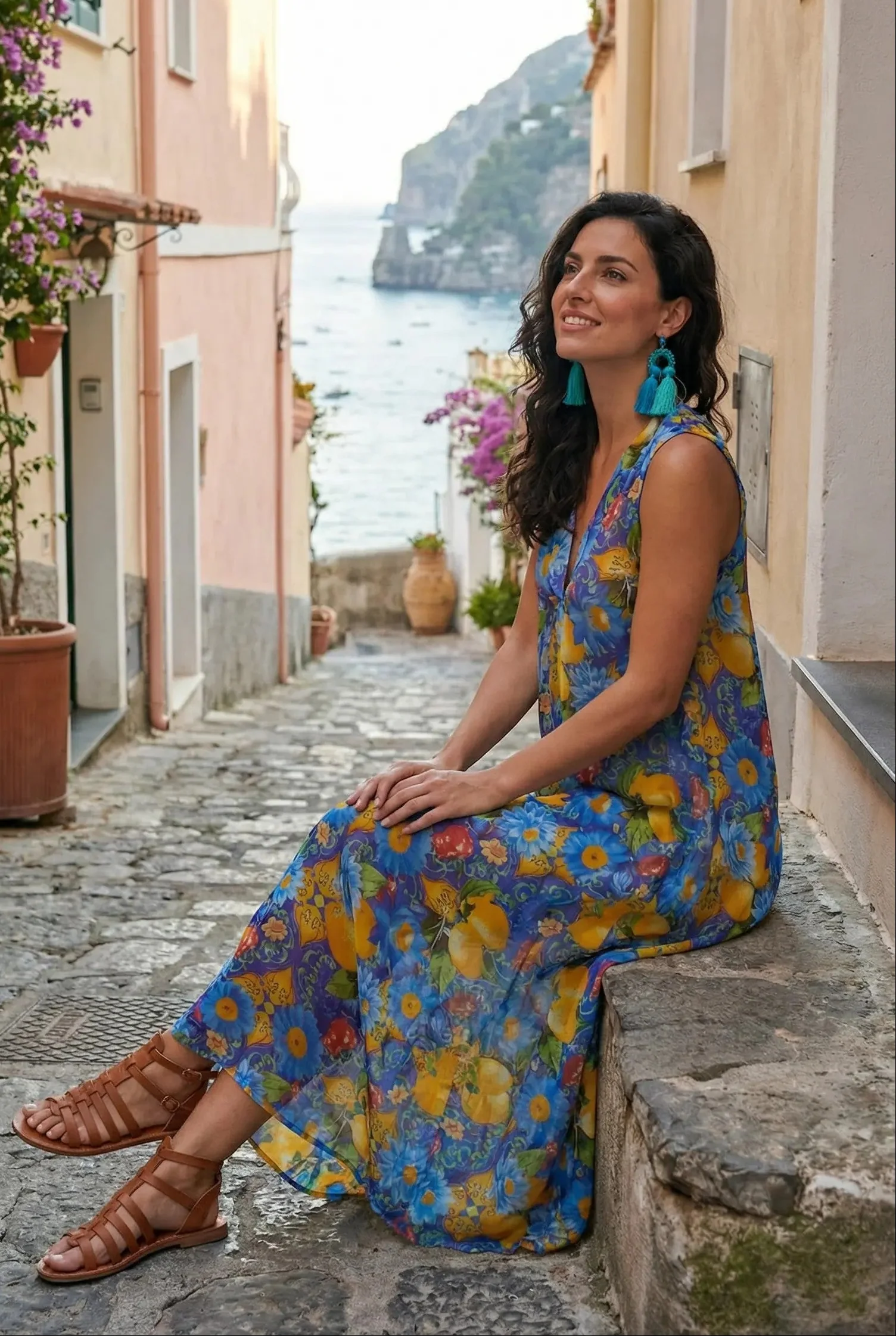 CAFTANO CHIFFON LUNGO - Image 4