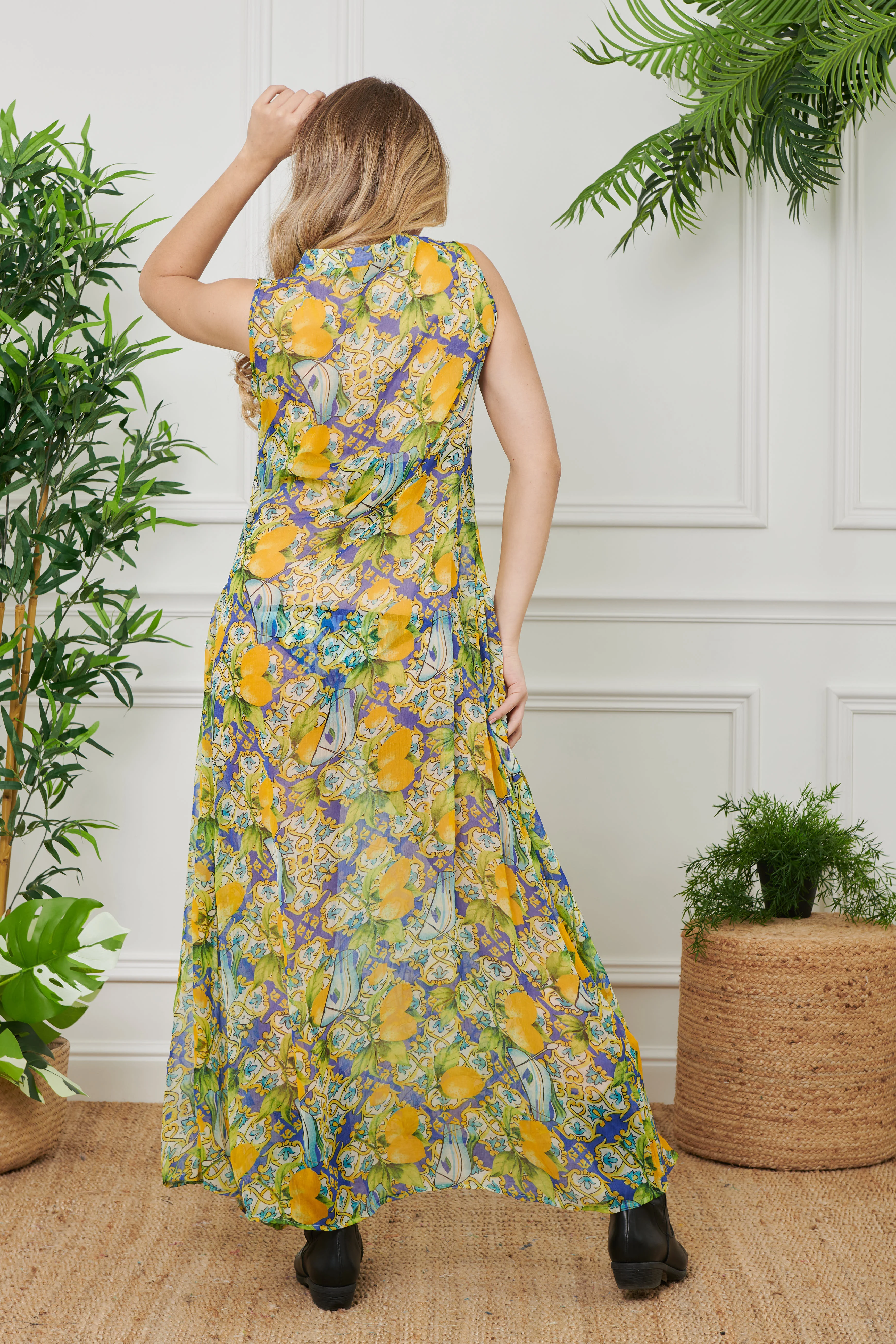 CAFTANO CHIFFON LUNGO - Image 8