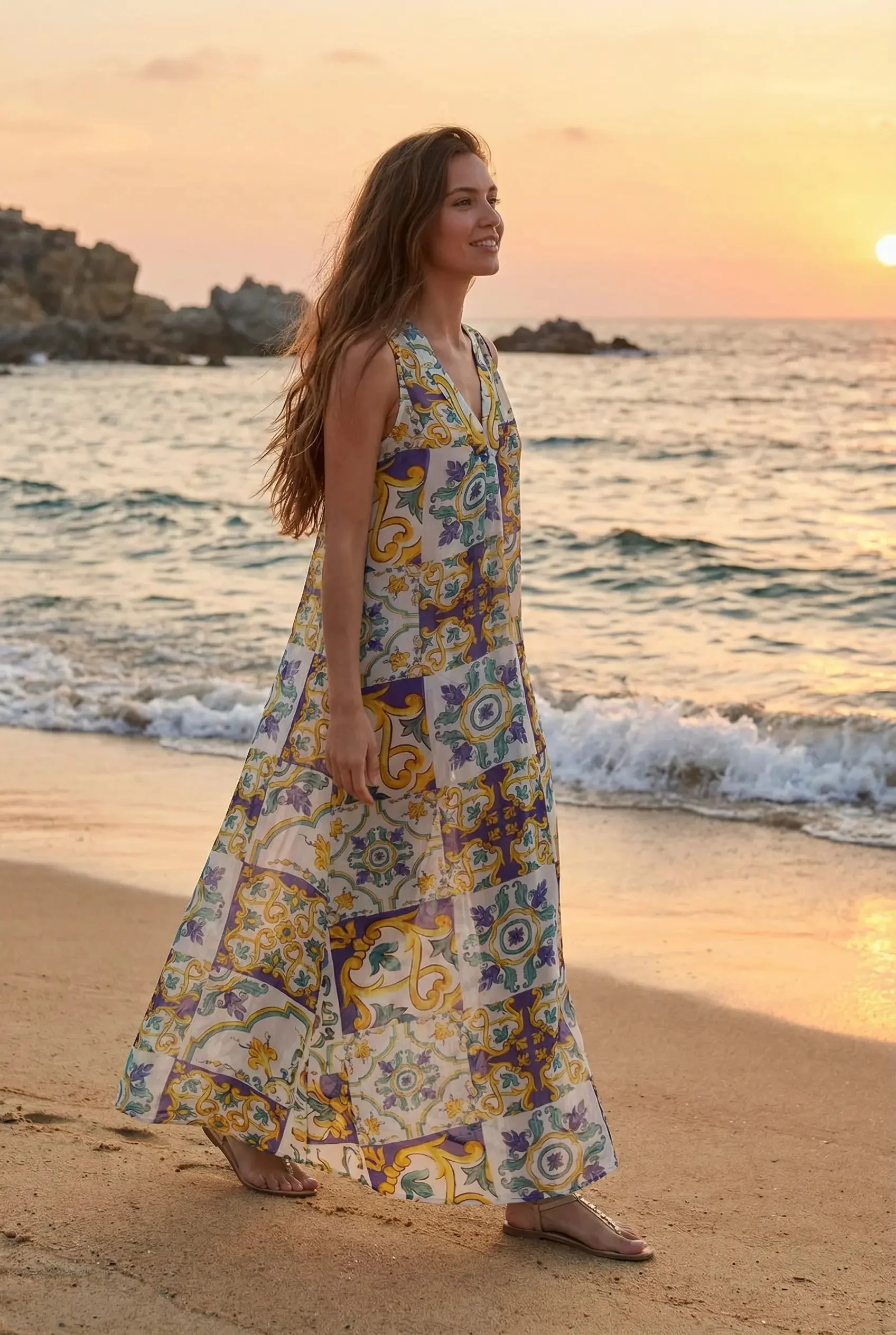 CAFTANO CHIFFON LUNGO - Image 7