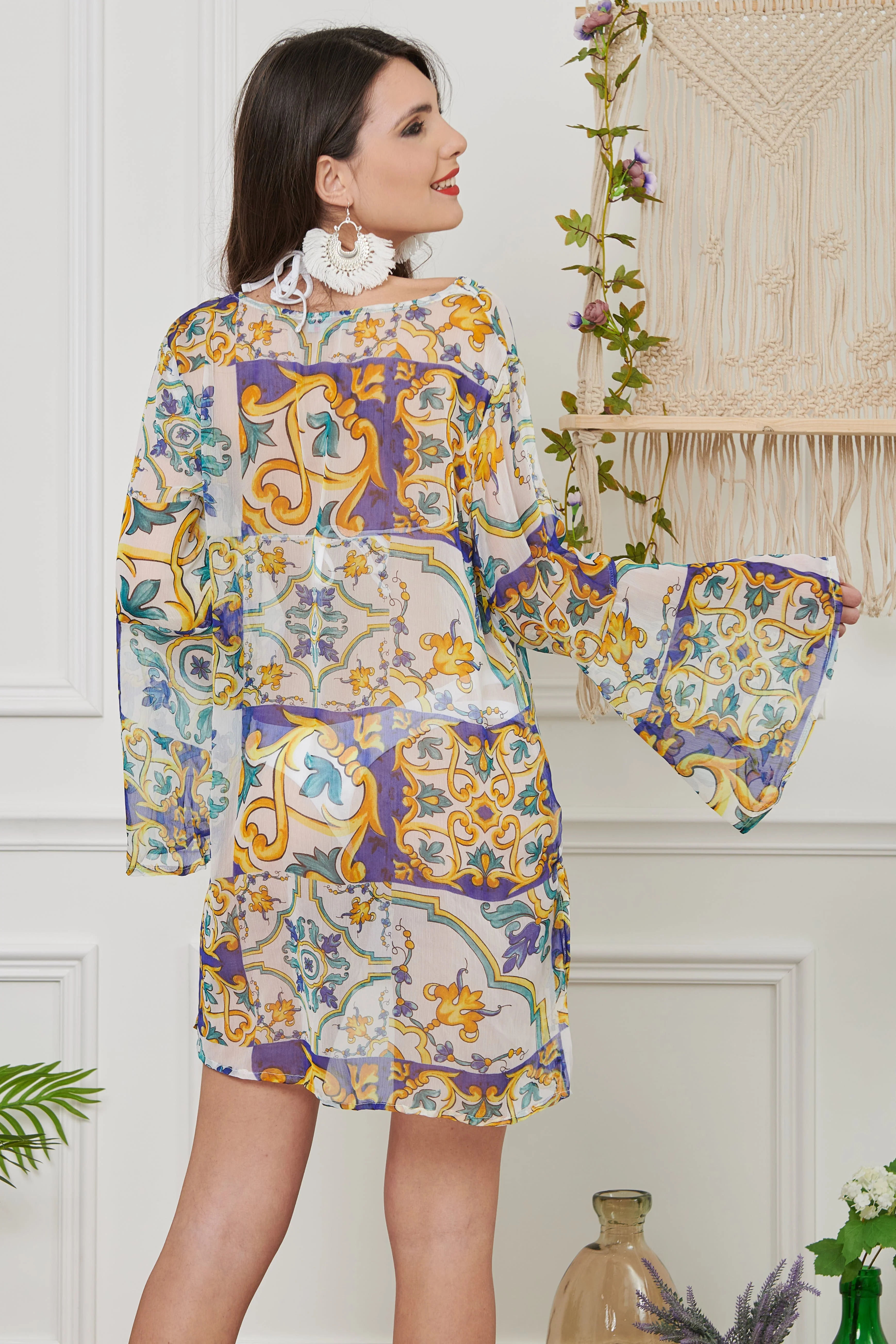 CAFTANO IN CHIFFON LEGGERO - Image 11