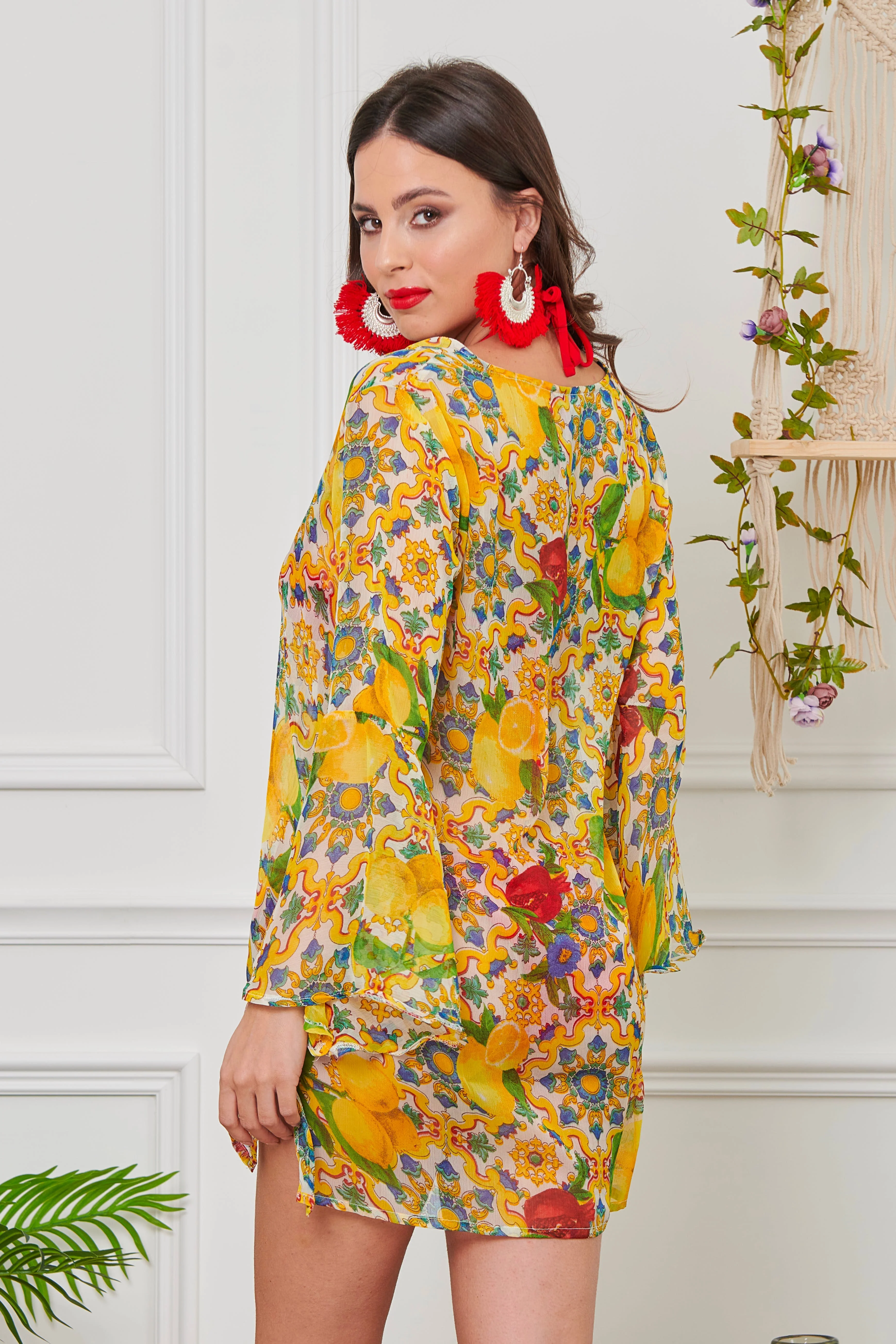 CAFTANO IN CHIFFON LEGGERO - Image 3