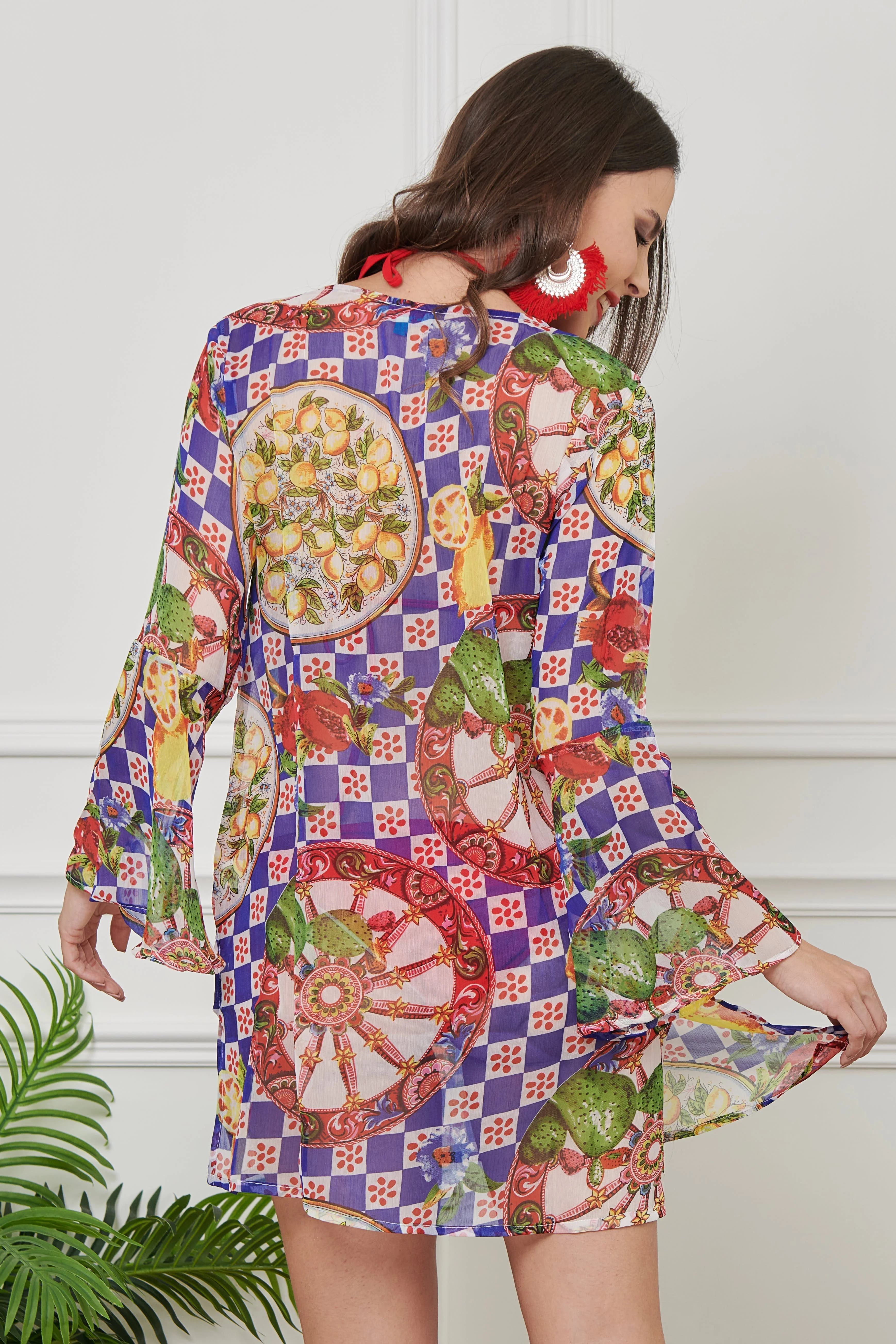 CAFTANO IN CHIFFON LEGGERO - Image 7