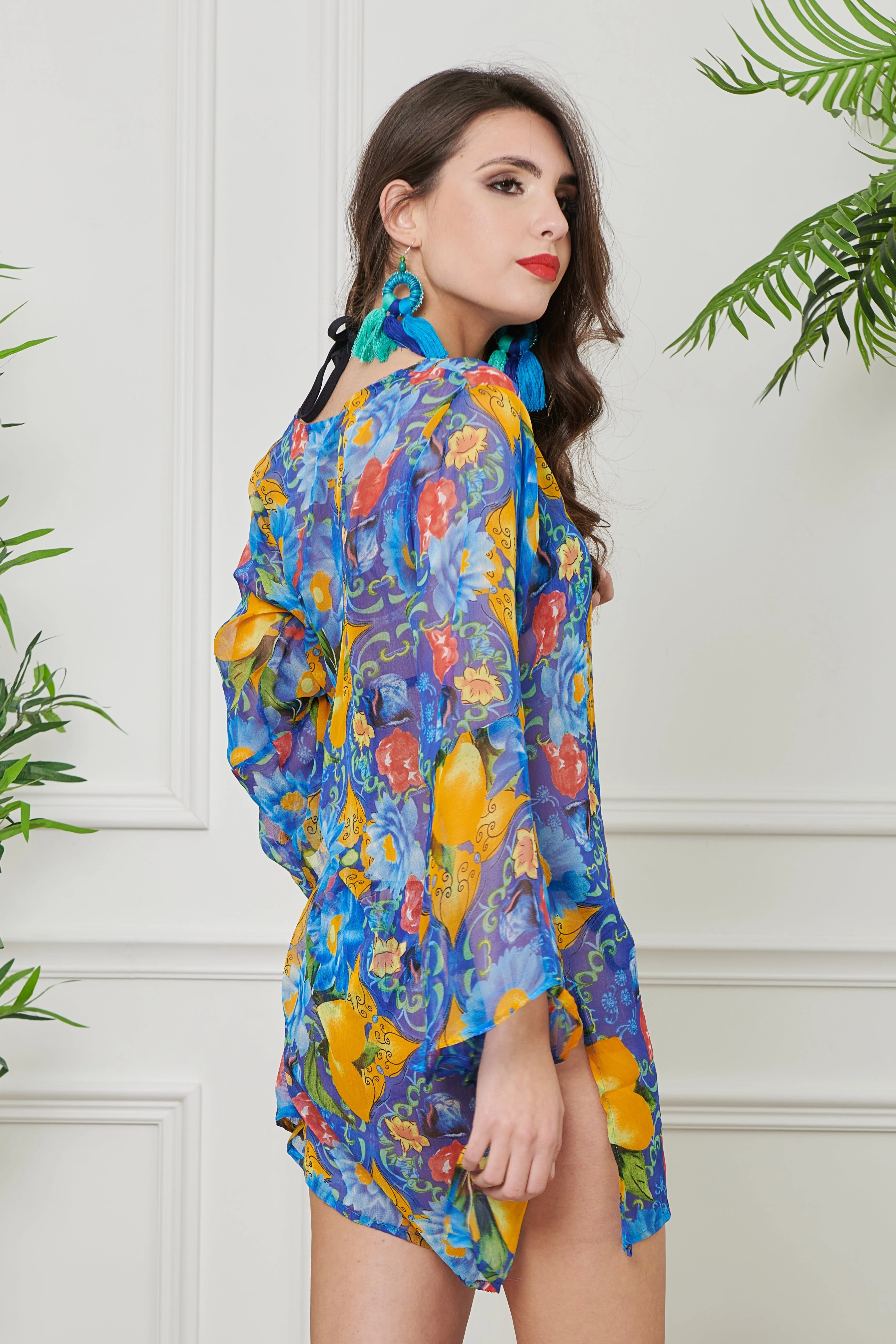 CAFTANO IN CHIFFON LEGGERO - Image 9